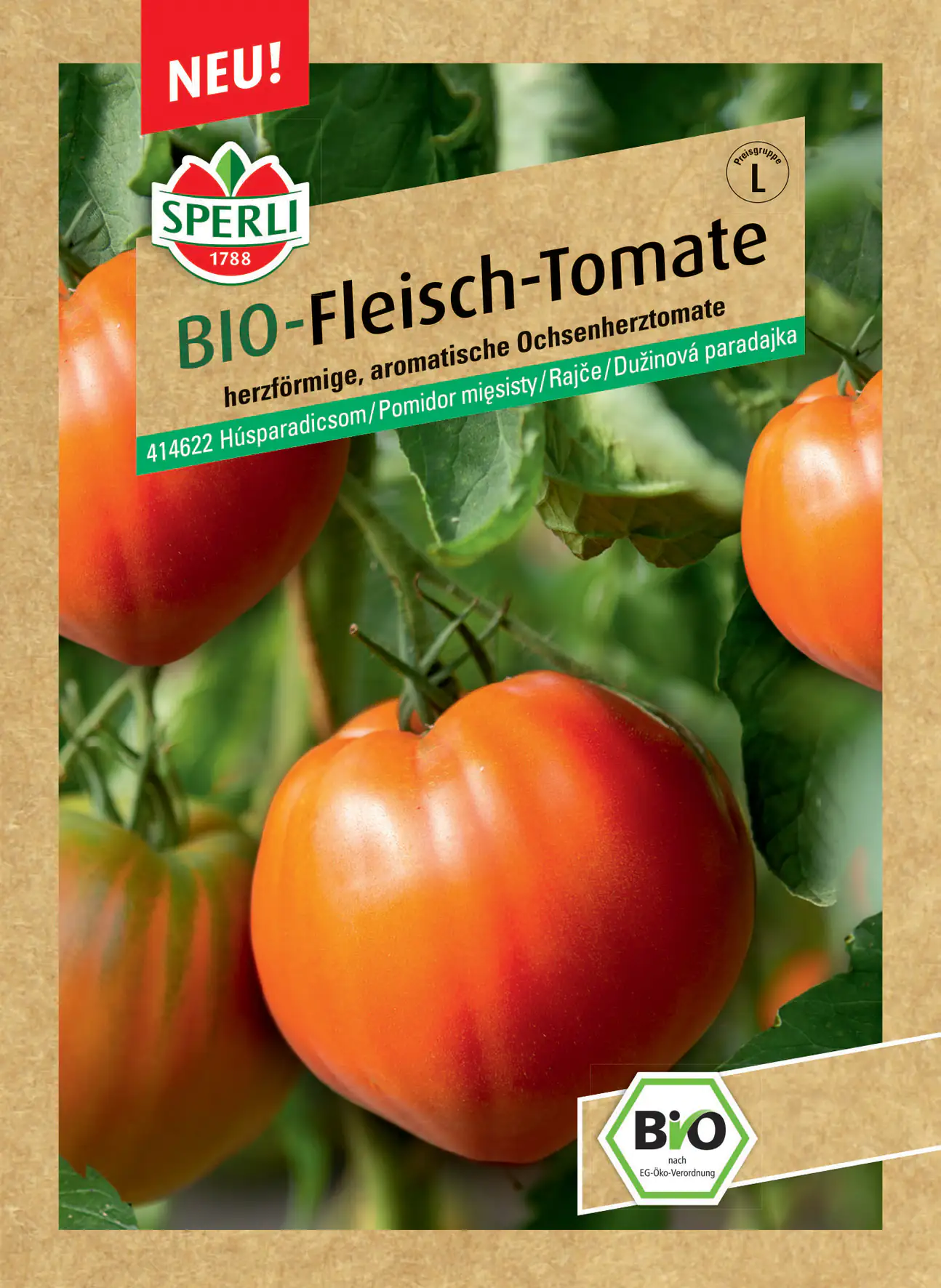 Sperli BIO Fleisch-Tomate Coeur de Boeuf