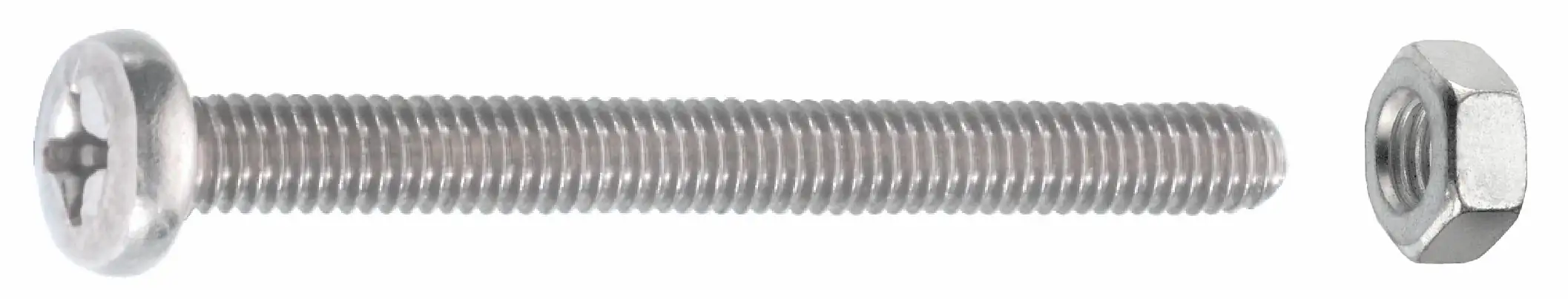 Connex Gewindeschrauben M6 x 10 mm PH 3 - 12 Stück Edelstahl