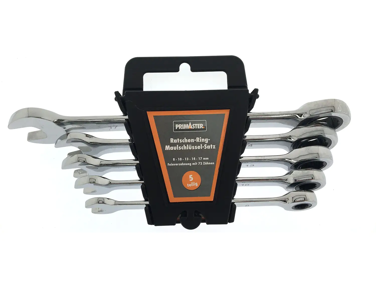 Primaster Ratschen-Ring-Maulschlüssel Set 5-teilig