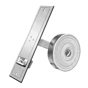 Schellenberg Einlasswickler Maxi Lochabstand 18,5 cm silber
