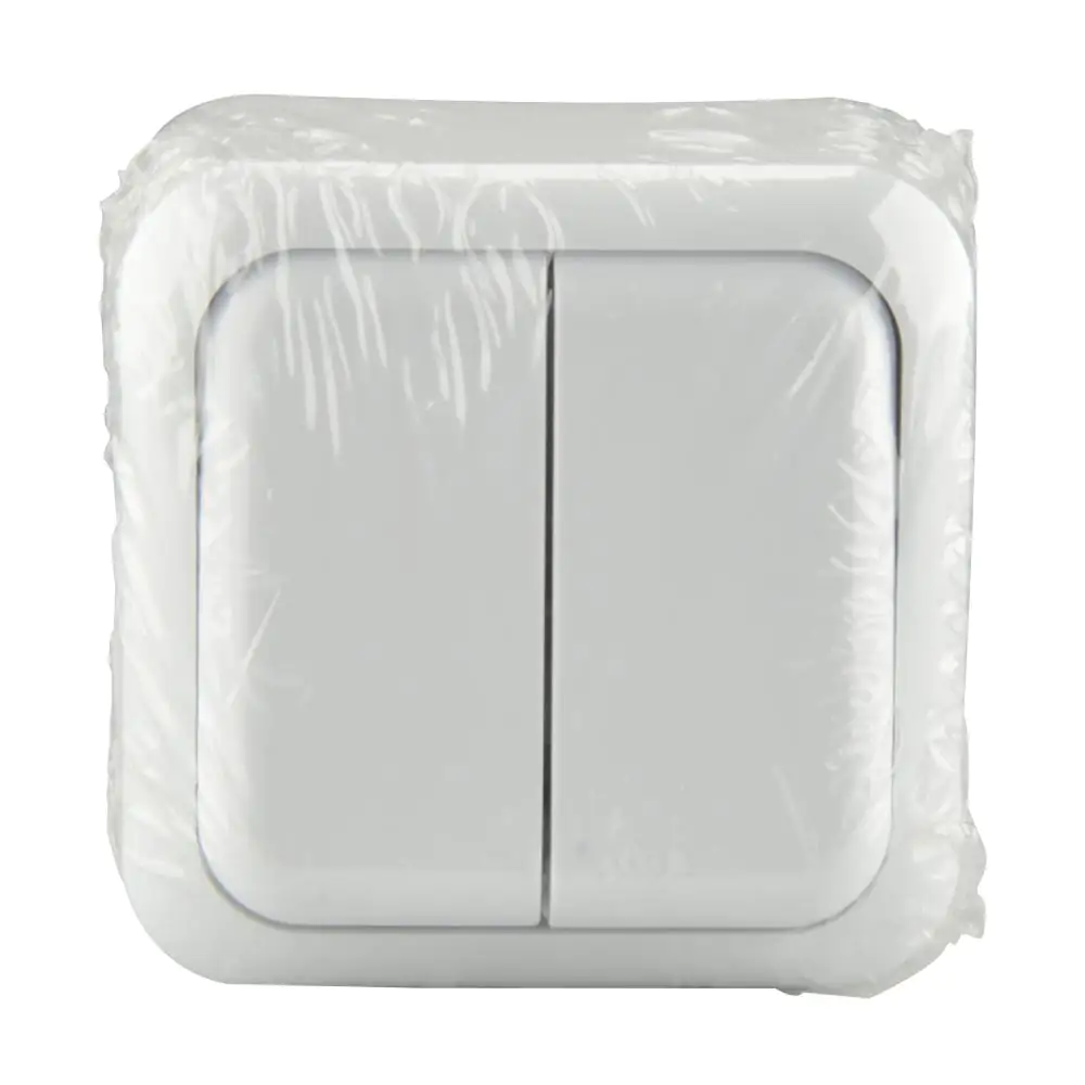 Unitec Serienschalter Aufputz weiß, Serie Standard