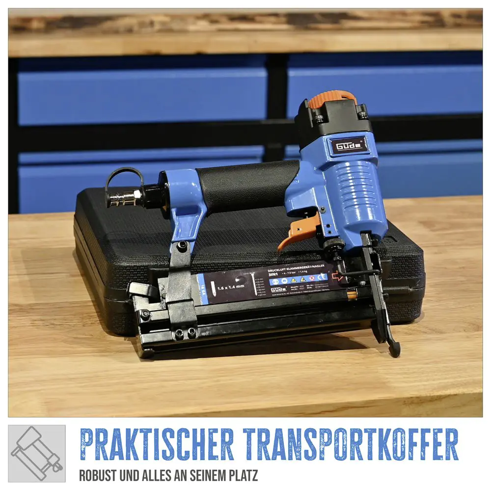 Güde Druckluftnagler 3 in 1 mit 4 - 7,5 bar