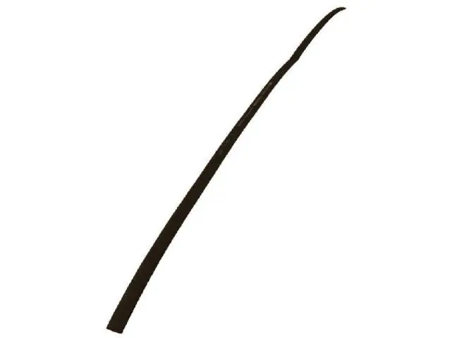 Schrumpfschlauch 12 - 4 mm Schrumpfrate 2:1, schwarz, 100 cm