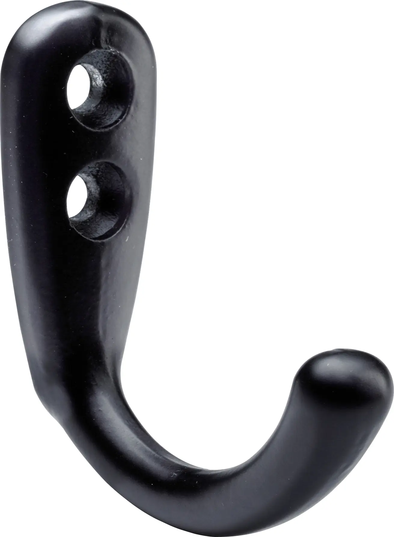 Hettich Mantelhaken 5,4 x 1,9 x 4,8 cm Zinkdruckguss schwarz - 1 Stück