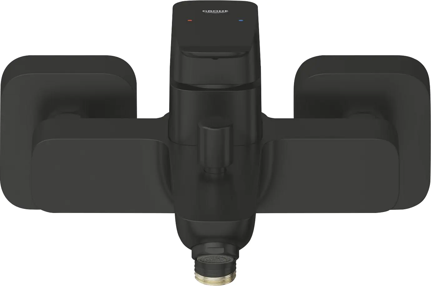 Grohe Badewannenarmatur Dice schwarz matt