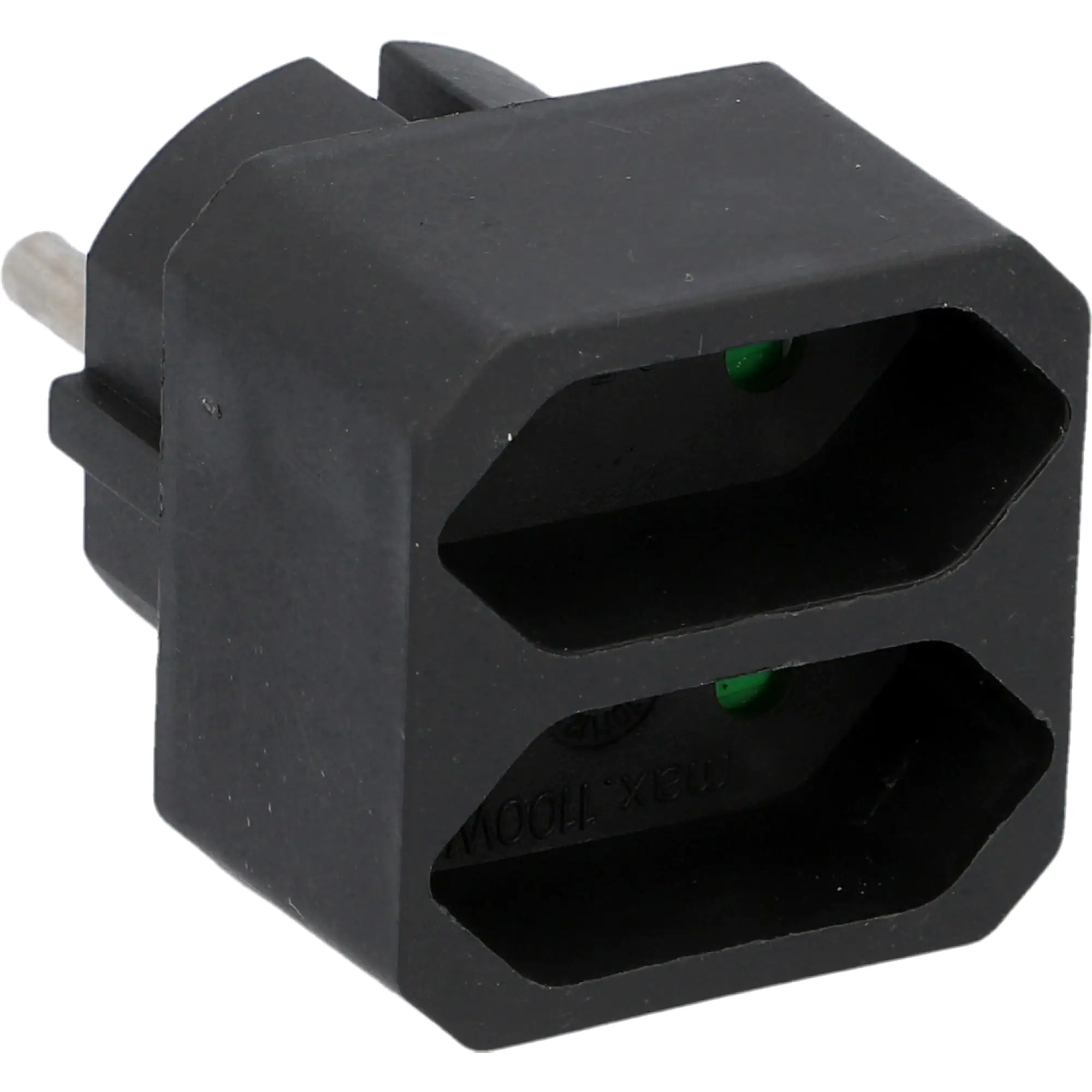 Euro-Adapter 2-fach schwarz