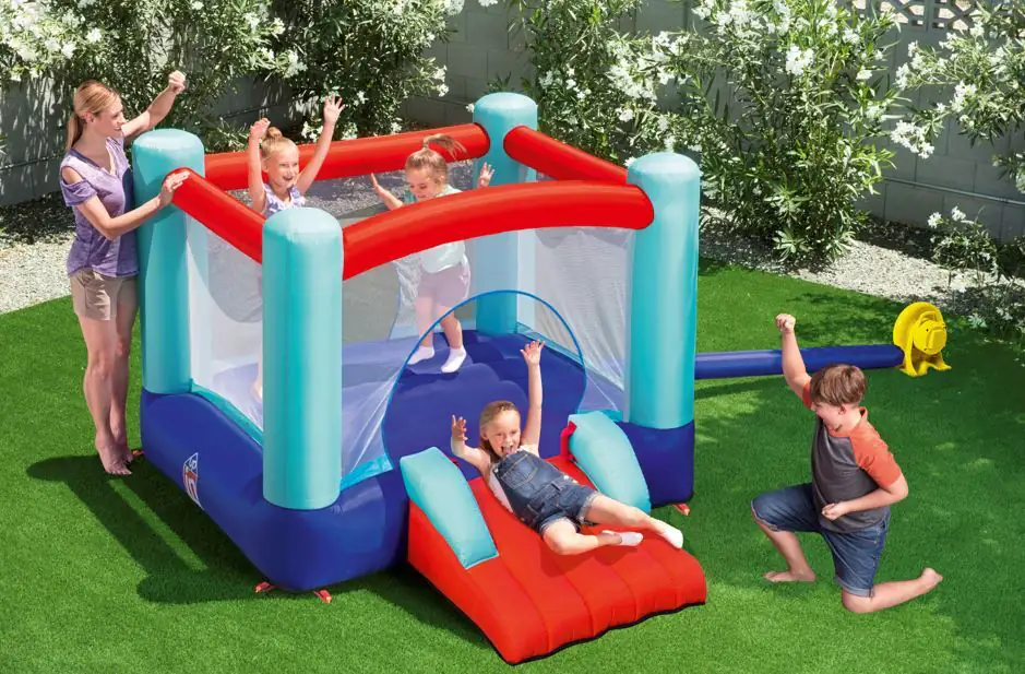 Hüpfburg Spring n Slide mit Dauergebläse