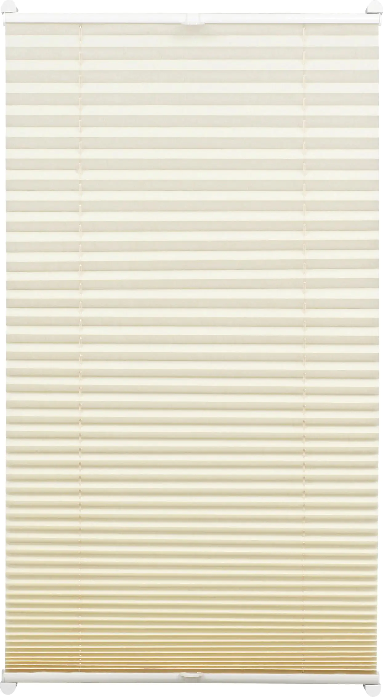 Gardinia EasyFix Plissee elfenbein 75 x 130 cm mit 2 Bedienschienen