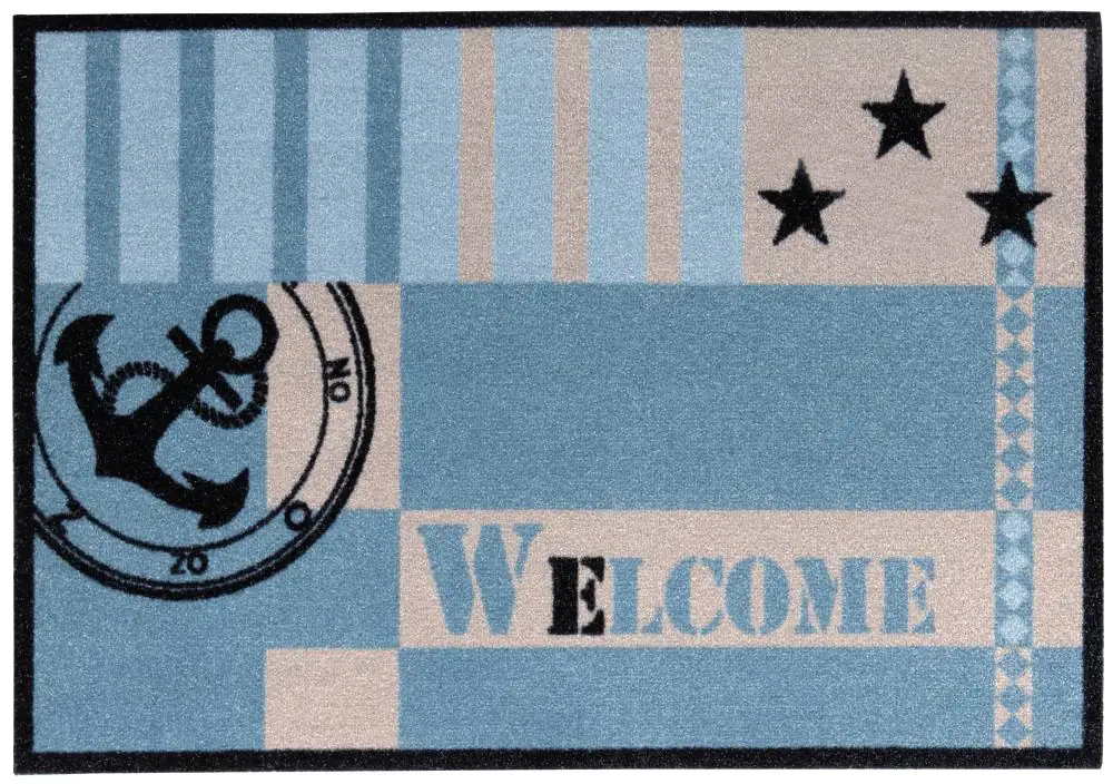 Fußmatte Metopolita Welcome blue, 39 x 58 cm