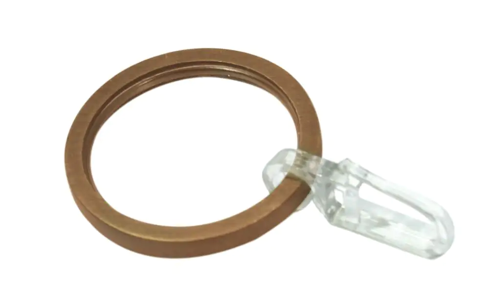 Gardinia Ringe mit Gleiteinlage Windsor, Ø 25 mm, bronze