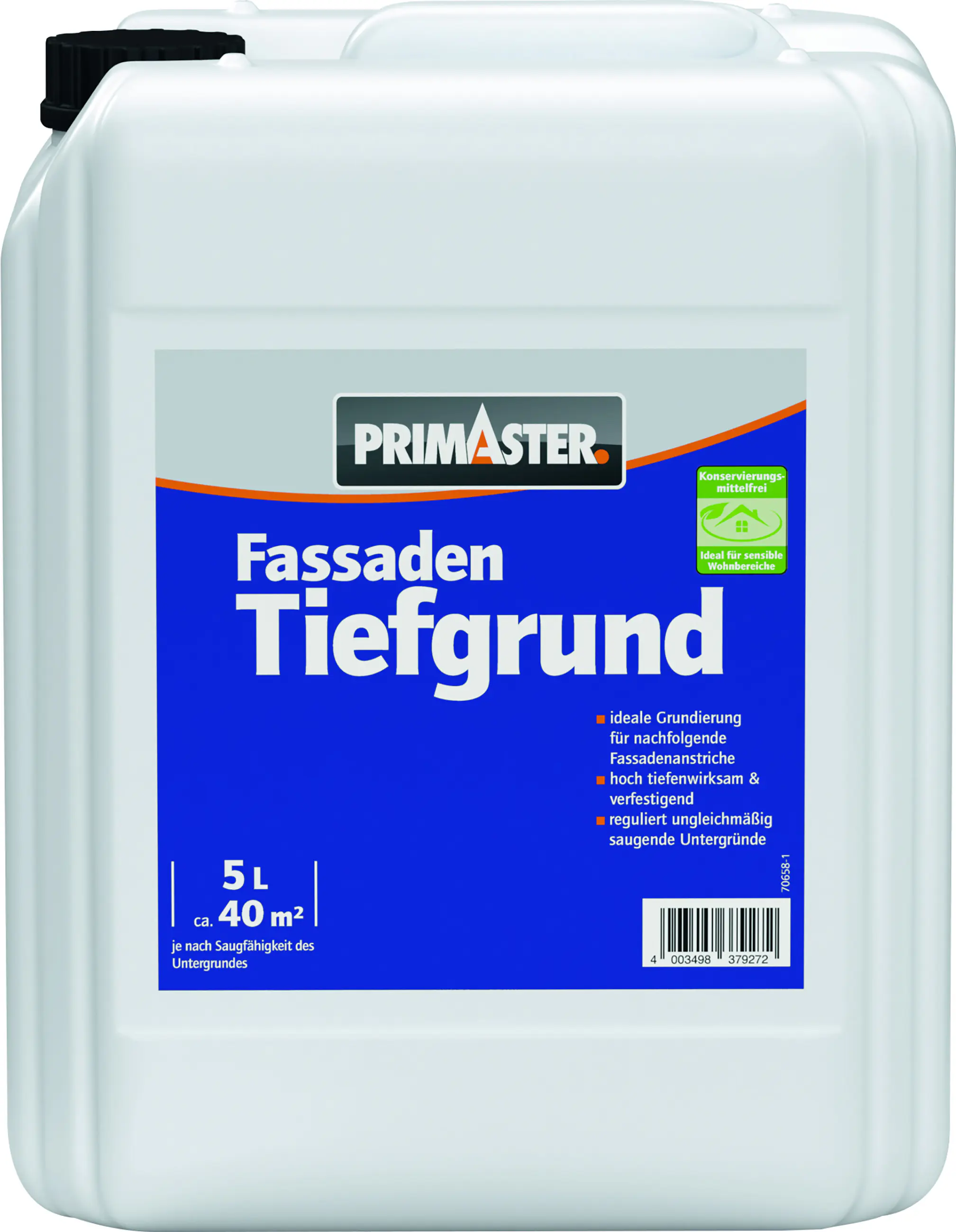 Primaster Fassaden-Tiefgrund 5 L farblos