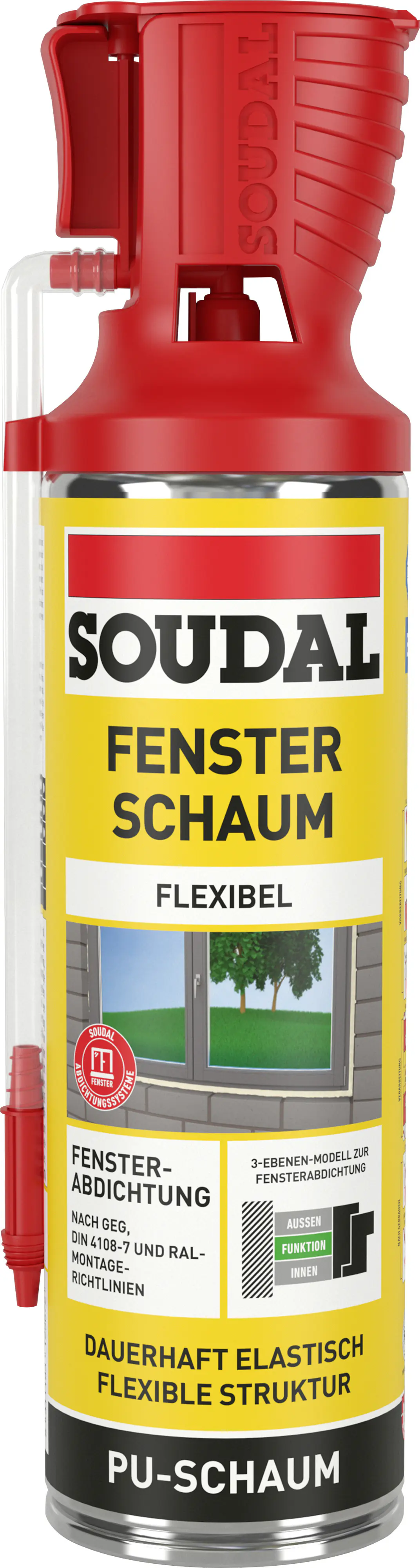 Soudal B2 Fensterschaum Genius Gun 500 ml