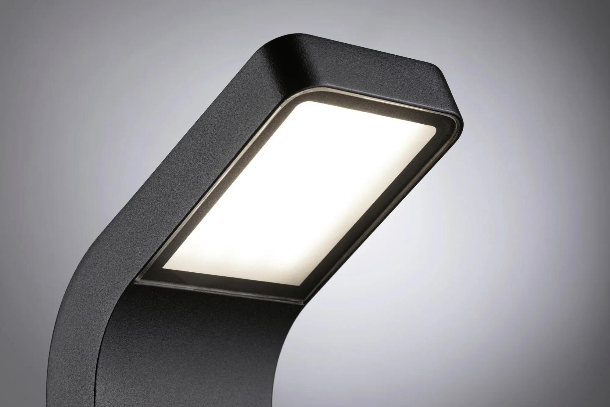 Paulmann LED Pollerleuchte Kulma anthrazit 50 x 9 cm warmweiß mit Bewegungsmelder