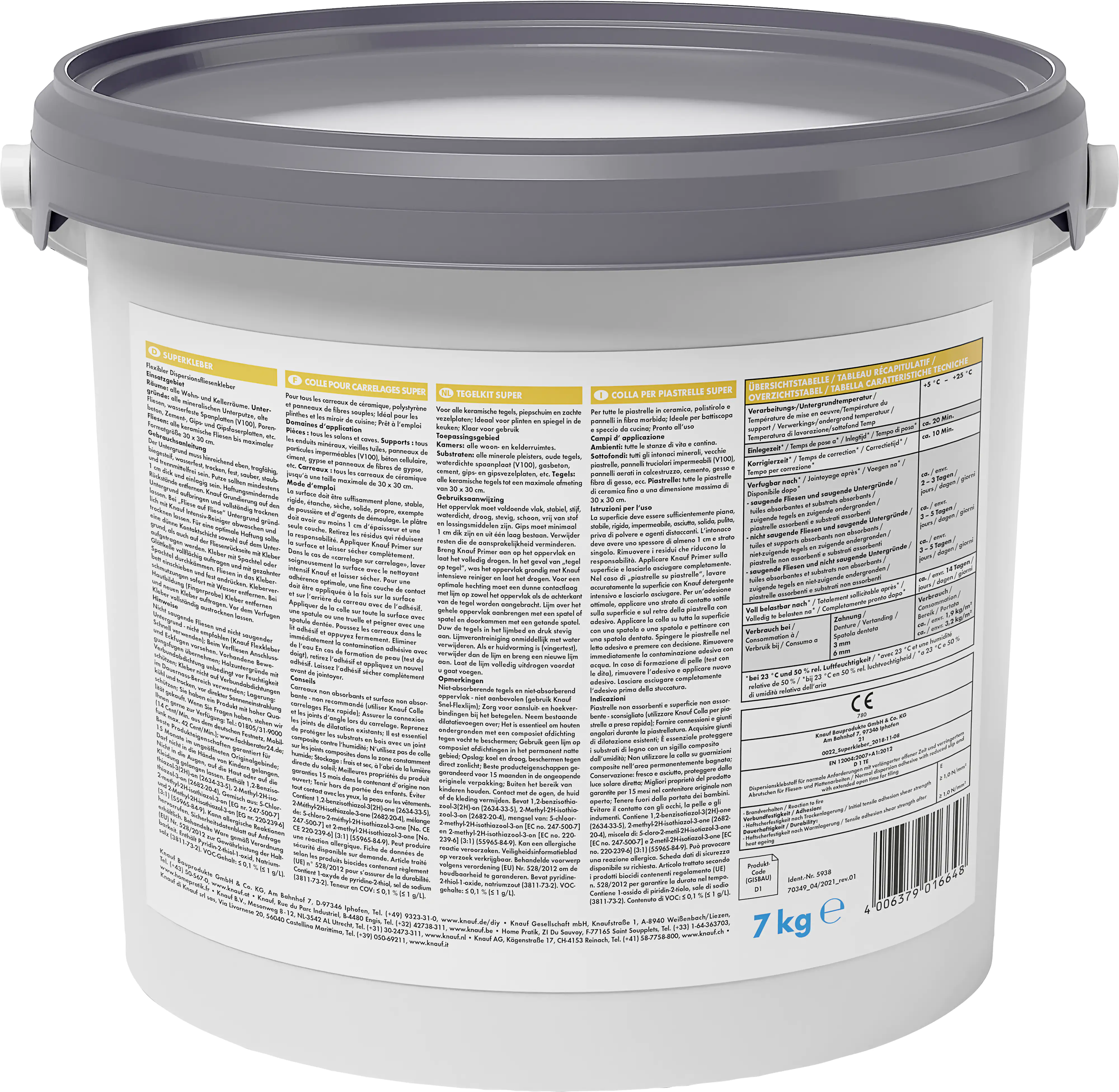 Knauf Fliesenkleber Superkleber 7 kg