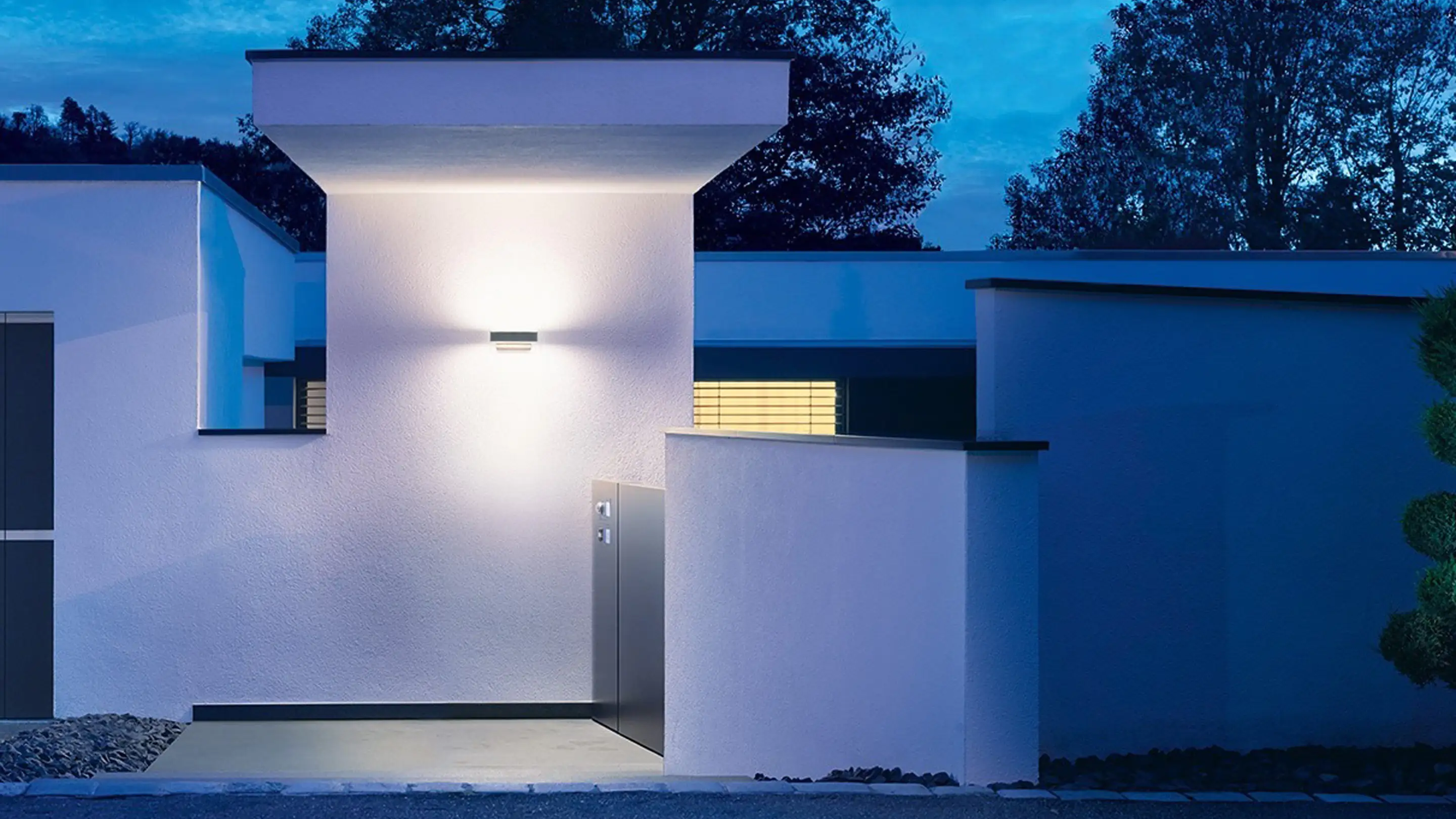 Steinel Außenleuchte L 810 C Anthrazit Up-/Downlight mit Bluetooth Connect