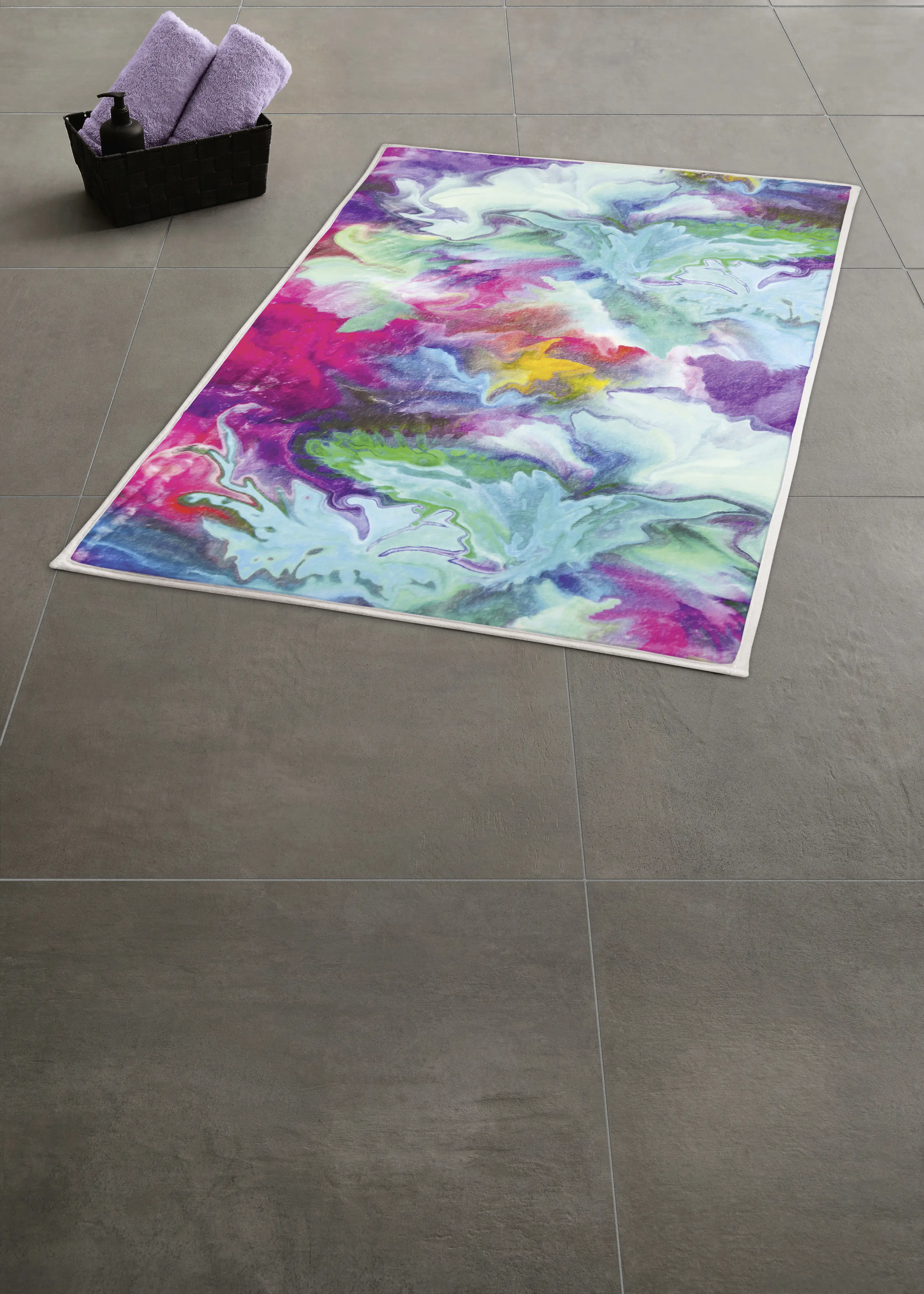 Kleine Wolke Badteppich Marco multicolor 50 x 60 cm