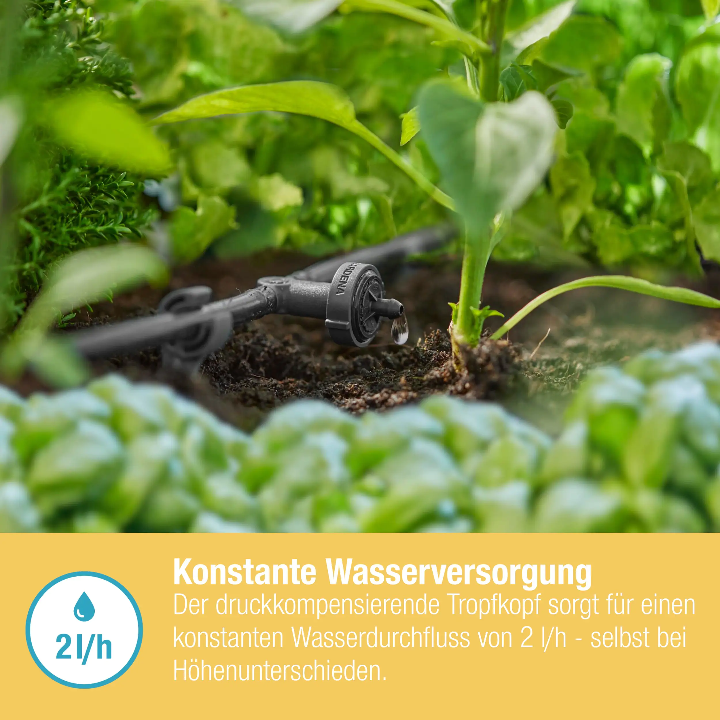 Gardena Reihentropfer, 2 l/h druckregulierend