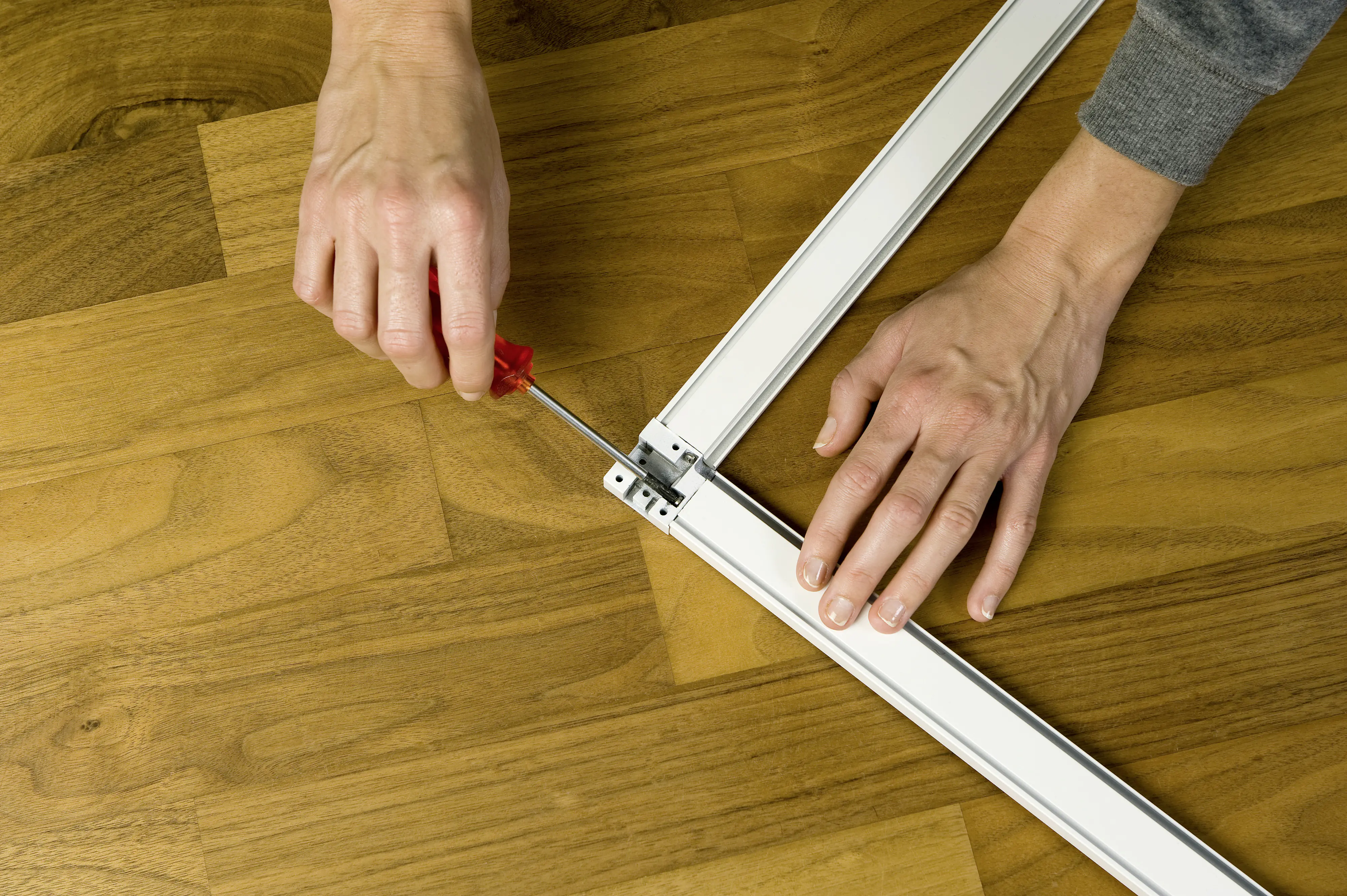 tesa Fliegenschutz-Tür Comfort 100 x 220 cm Aluminium weiß kürzbar