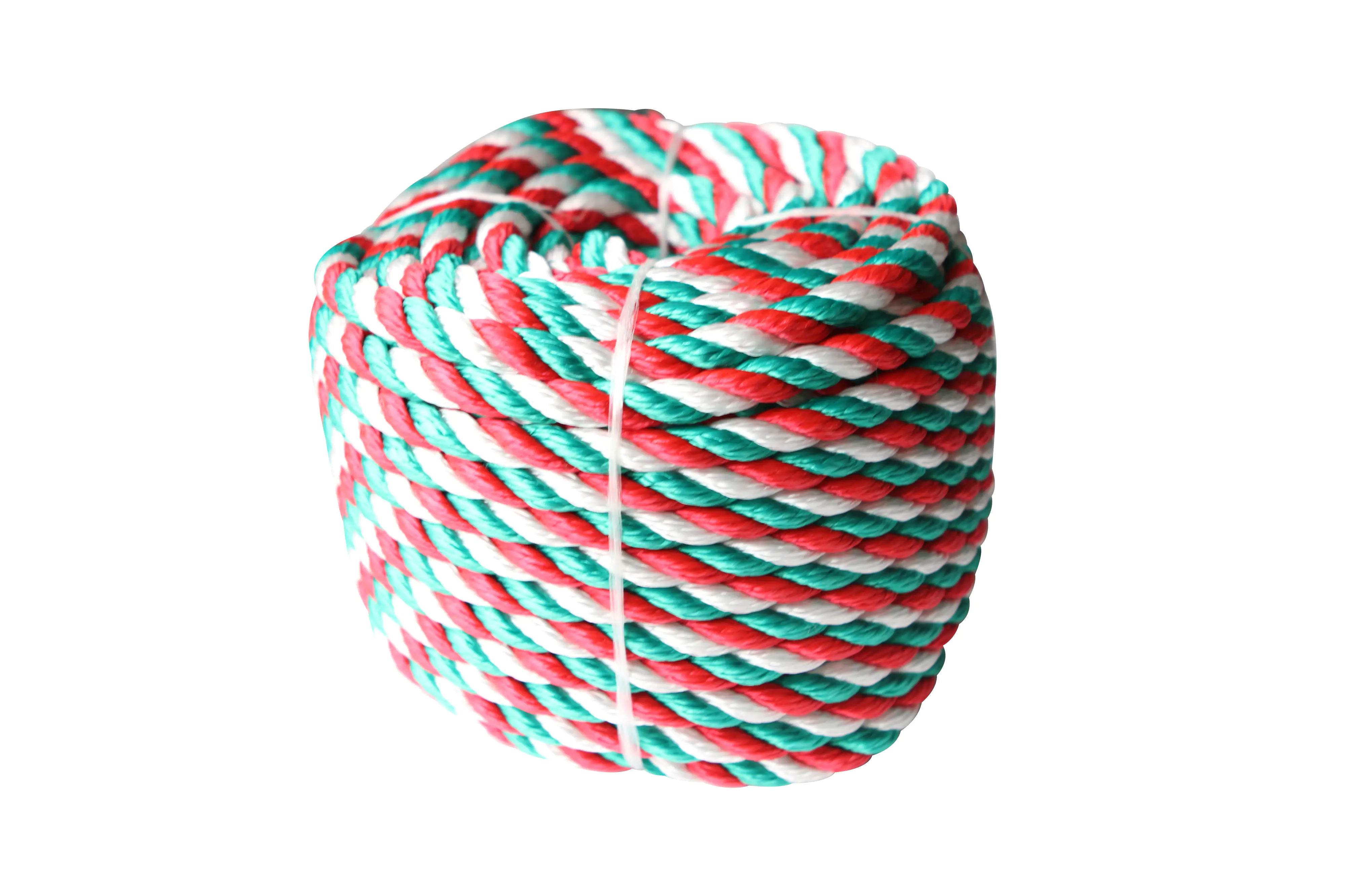 TrendLine Seil 10 mm x 30 m grün-weiß-rot