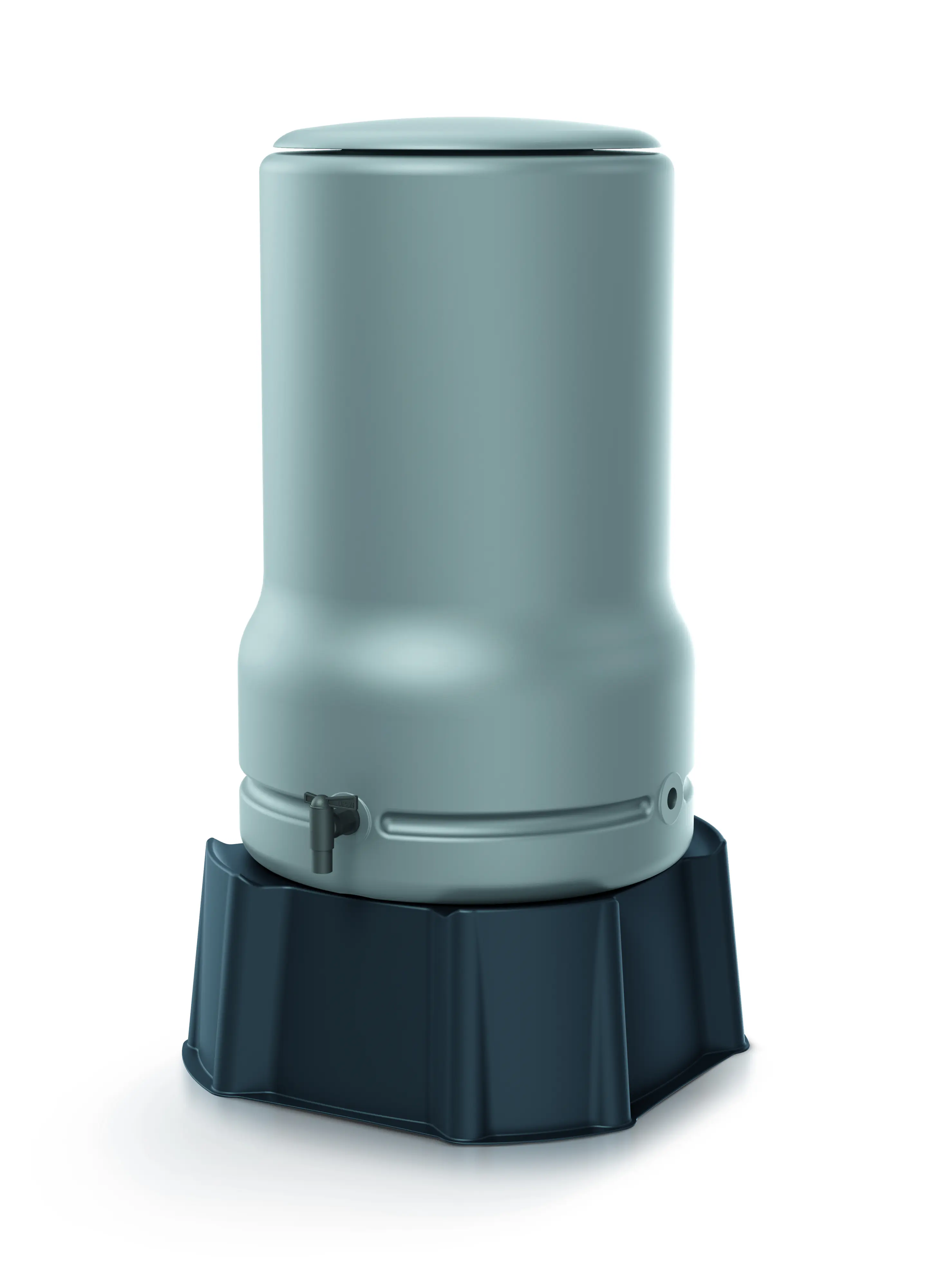 Prosperplast Regenspeicher Arves Aquabell 110 L grau glatt