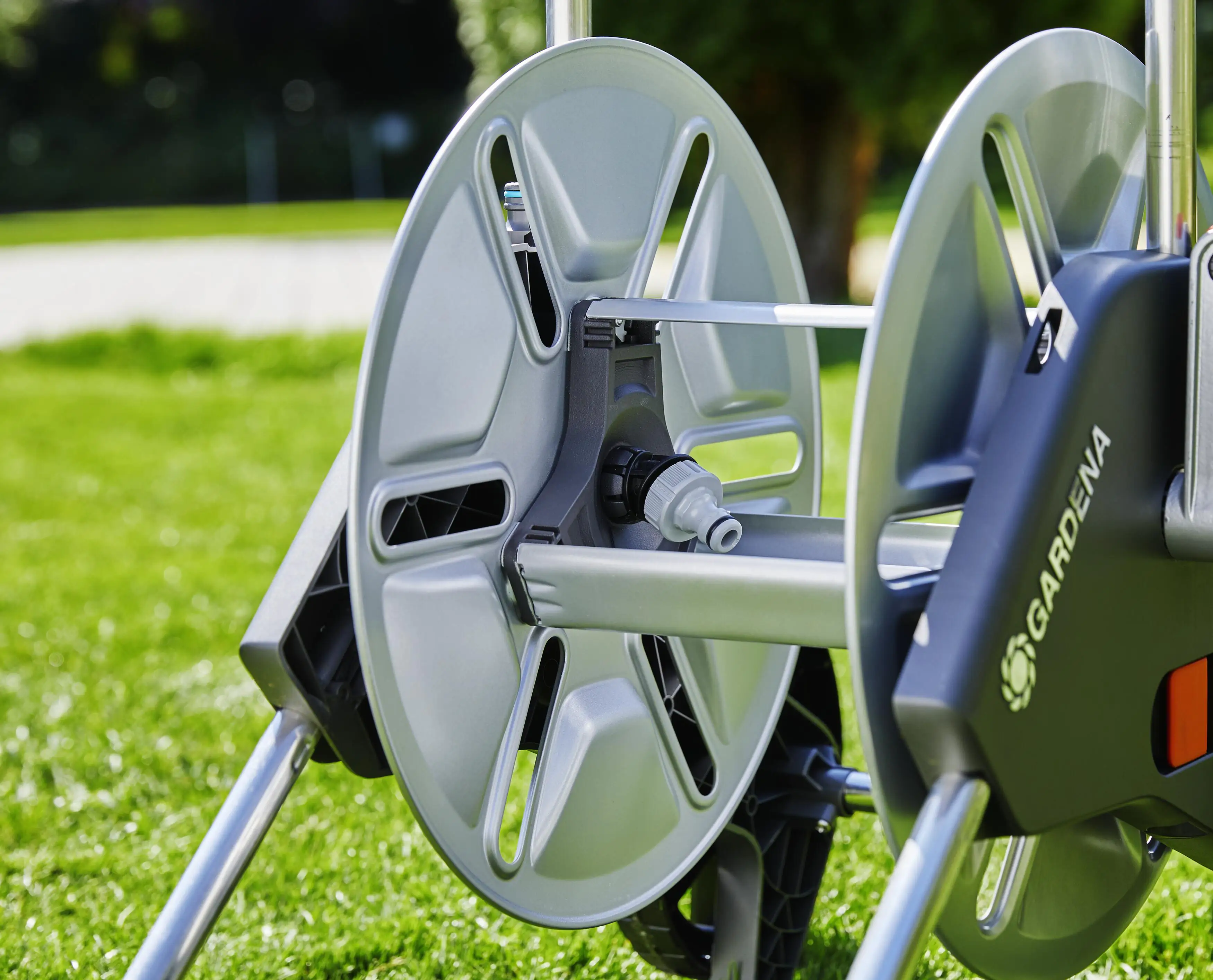 Gardena Schlauchwagen CleverRoll M Metall ohne Schlauch