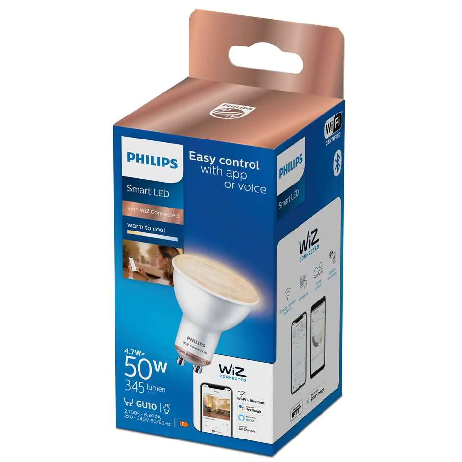 Philips Smart LED Leuchtmittel Tunable White PAR16 GU10 Reflektor 4,7 W