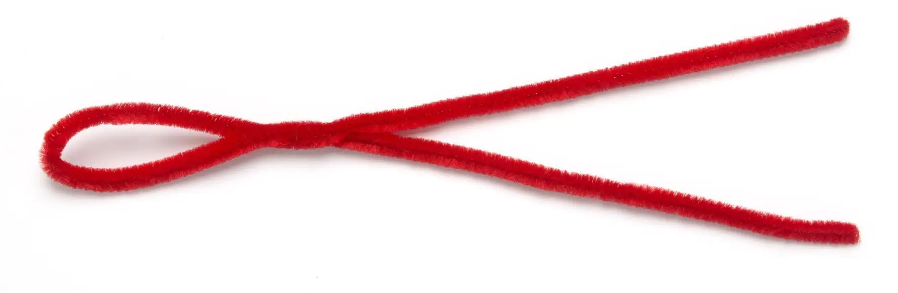 Glorex Biegeplüsch rot 10 Stück