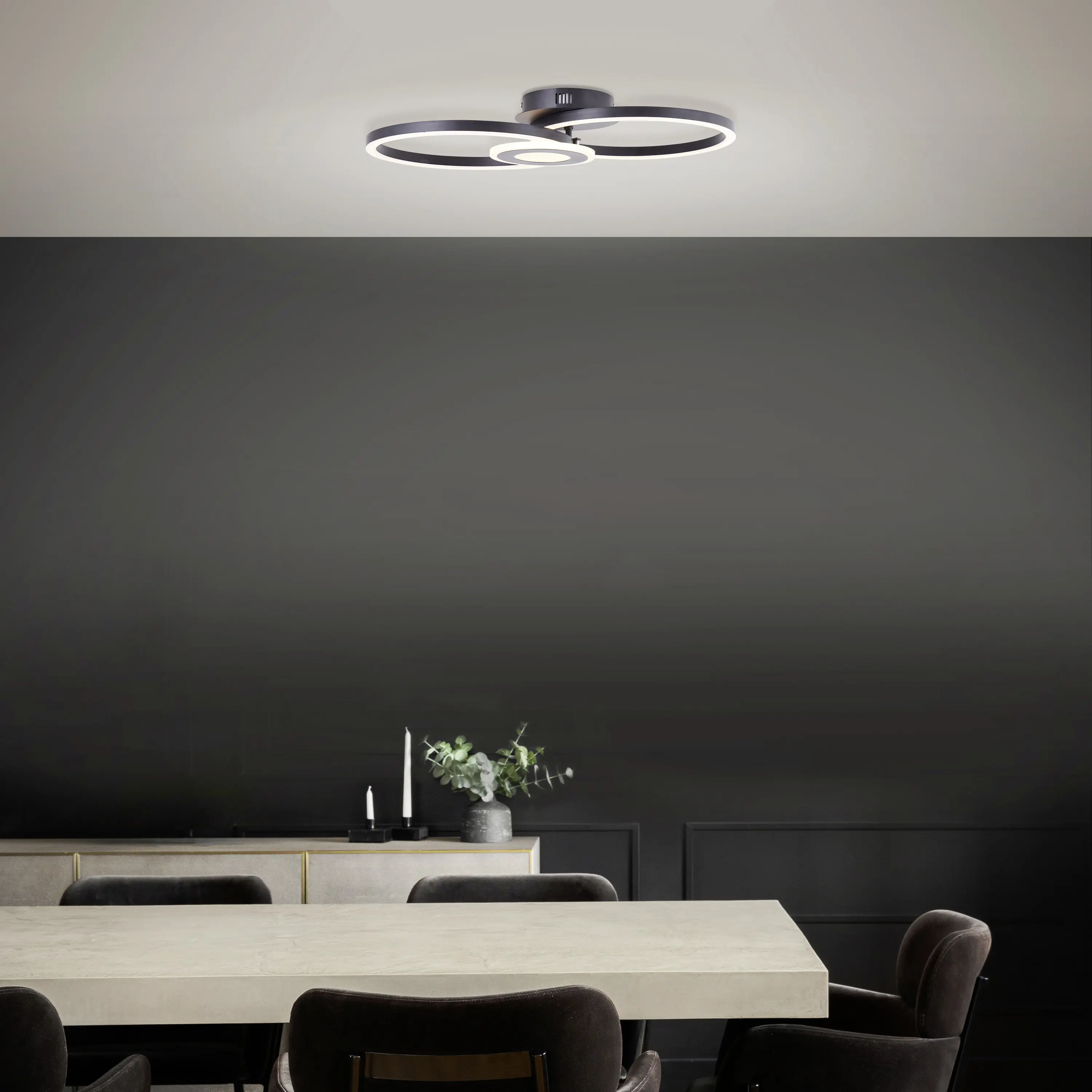 Brilliant LED Deckenleuchte Bray 24W, warmweiß