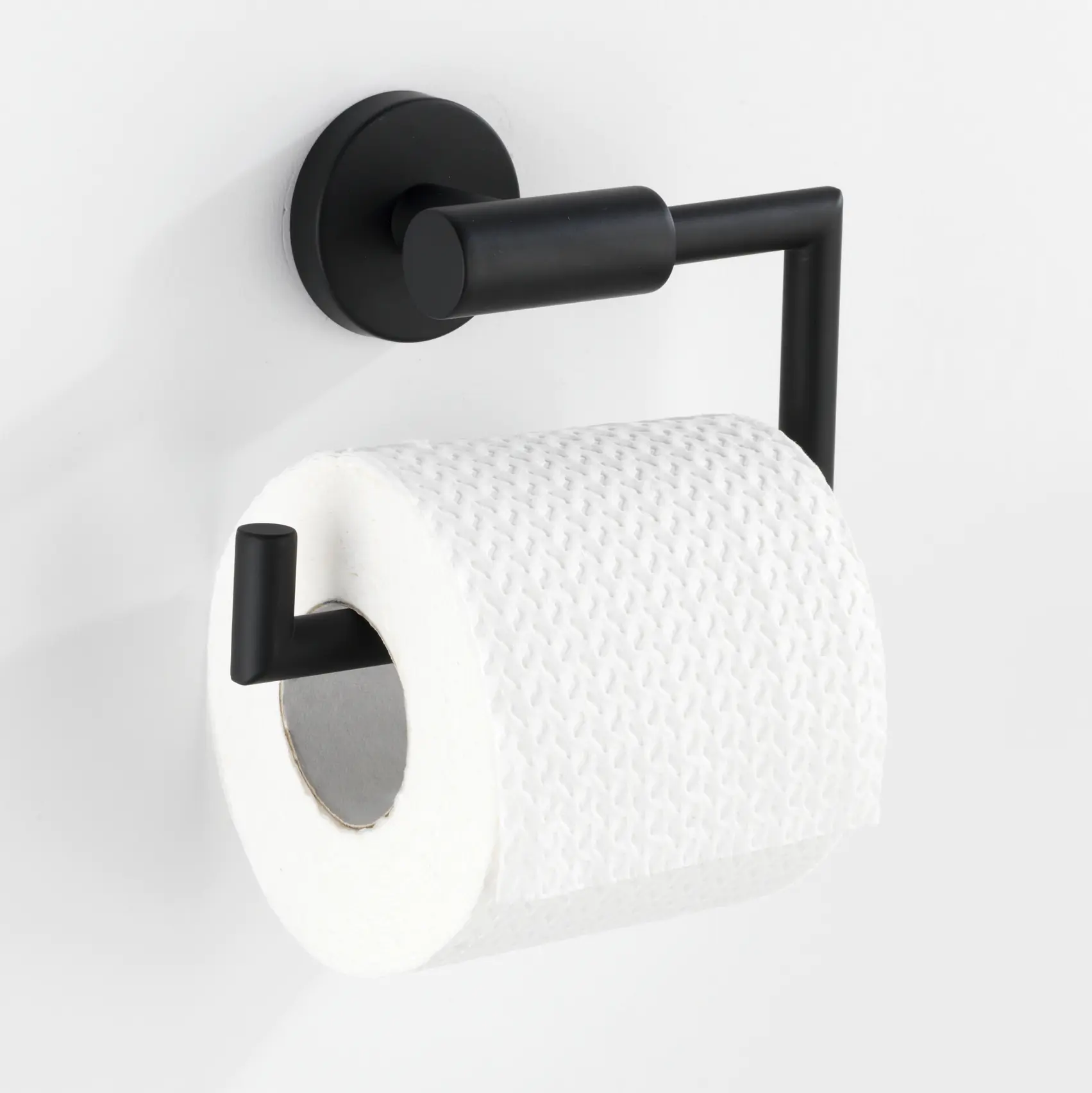 Wenko WC-Papierhalter Papierrollenhalter Bosio Black