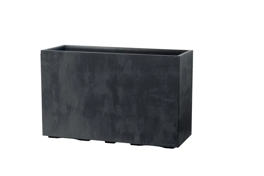 Deroma Pflanztopf Millennium Kunststoff 98 x 62 cm anthrazit