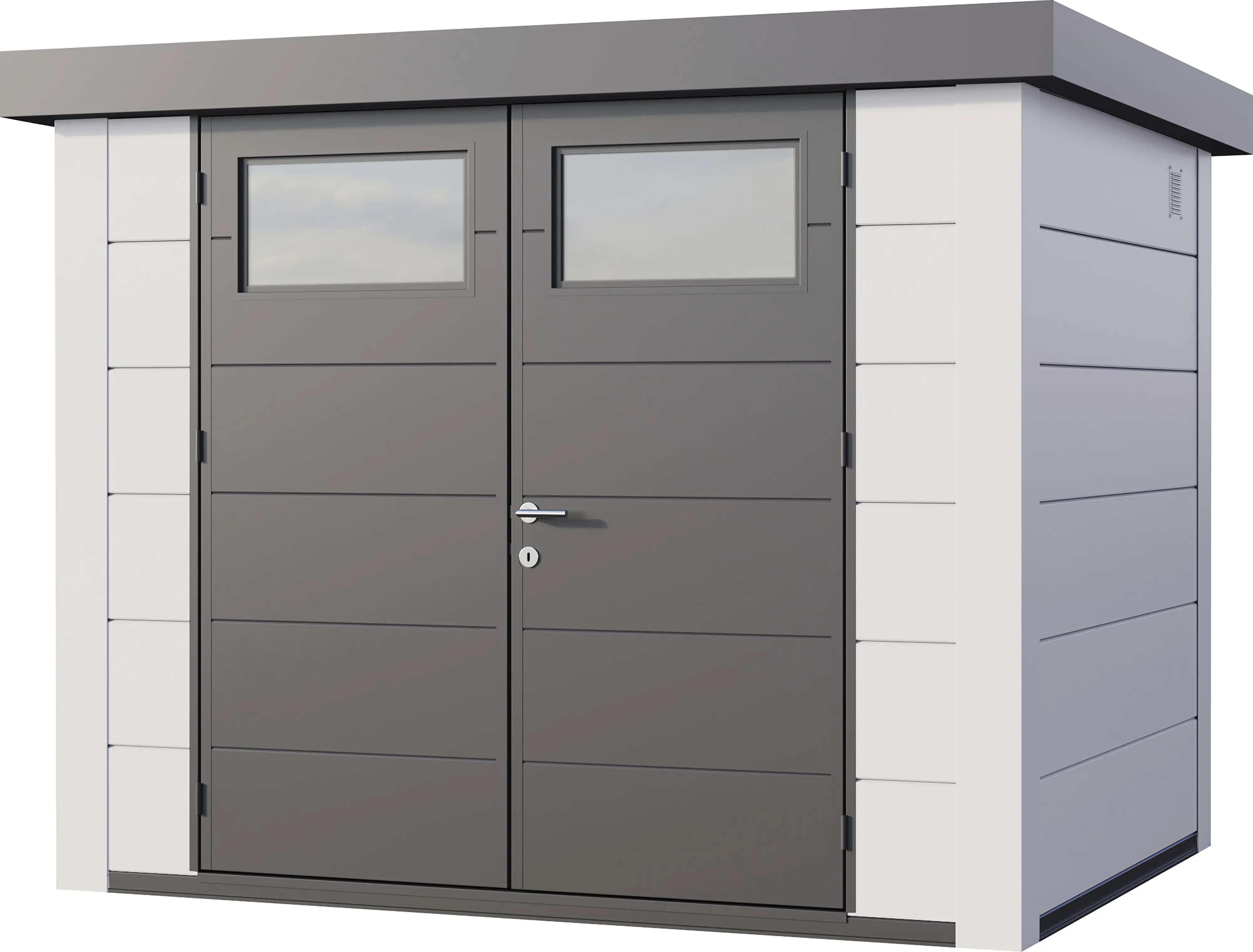 Telluria Gerätehaus Classico 2721 EW weiß 268 x 208 cm