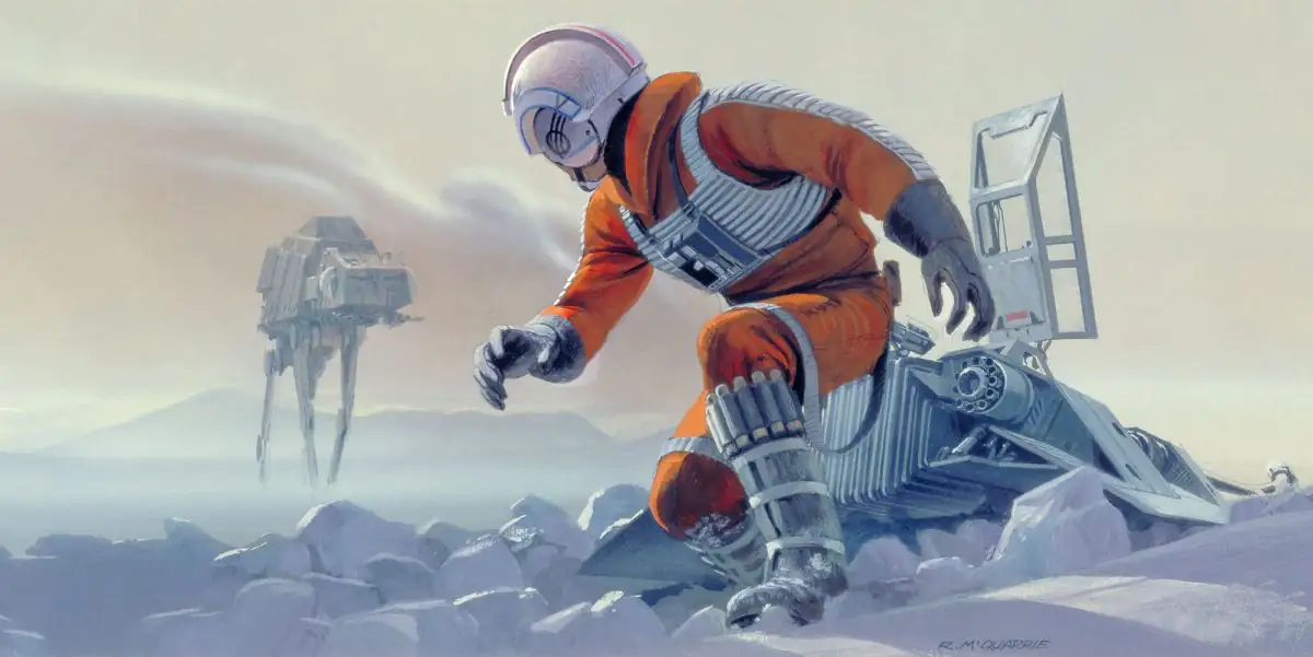Komar Vlies Fototapete Star Wars Classic Abgestürtzt 500 x 250 cm 