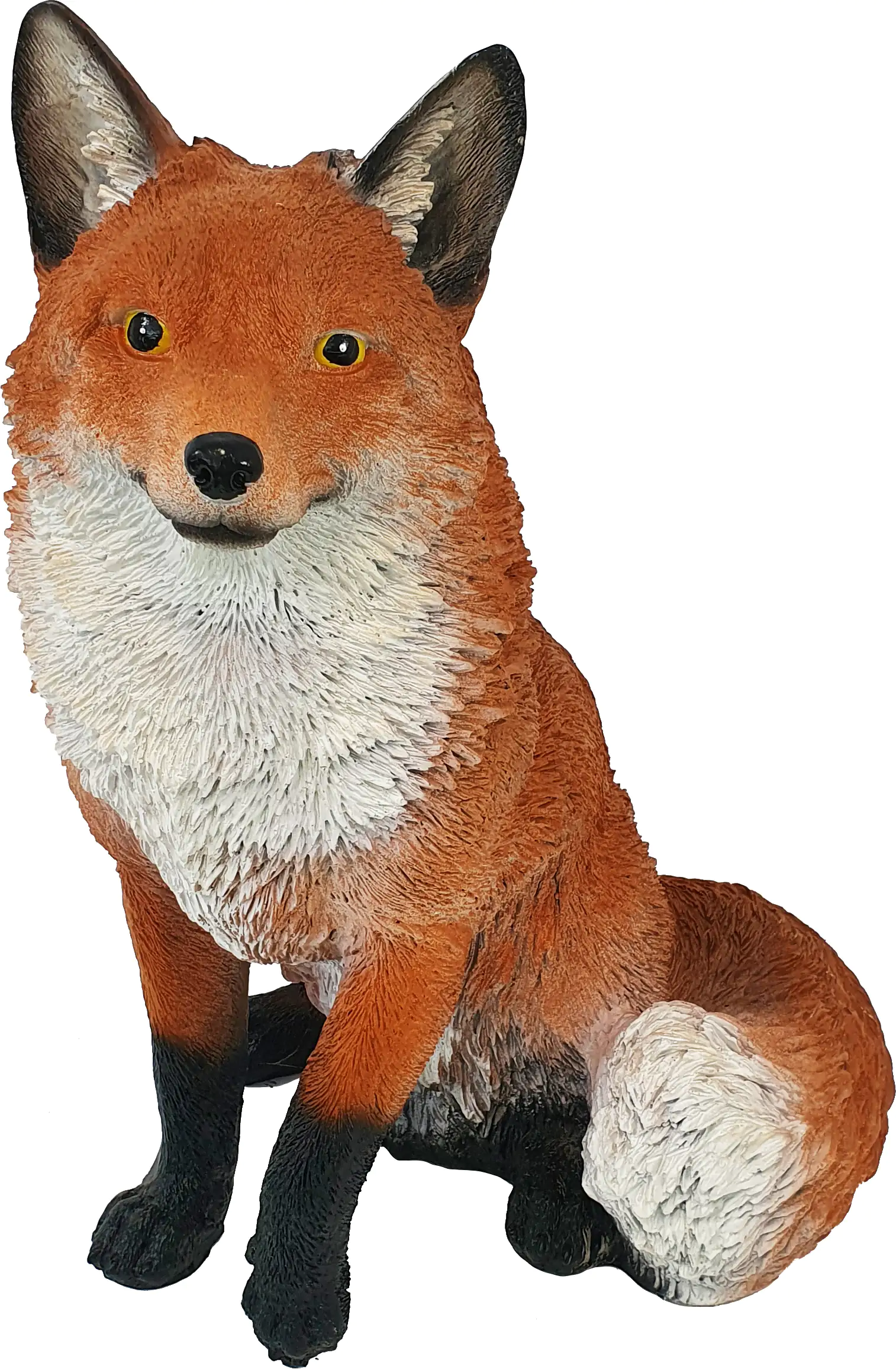 Dekofigur Fuchs sitzend 48 x 29 x 30 cm 