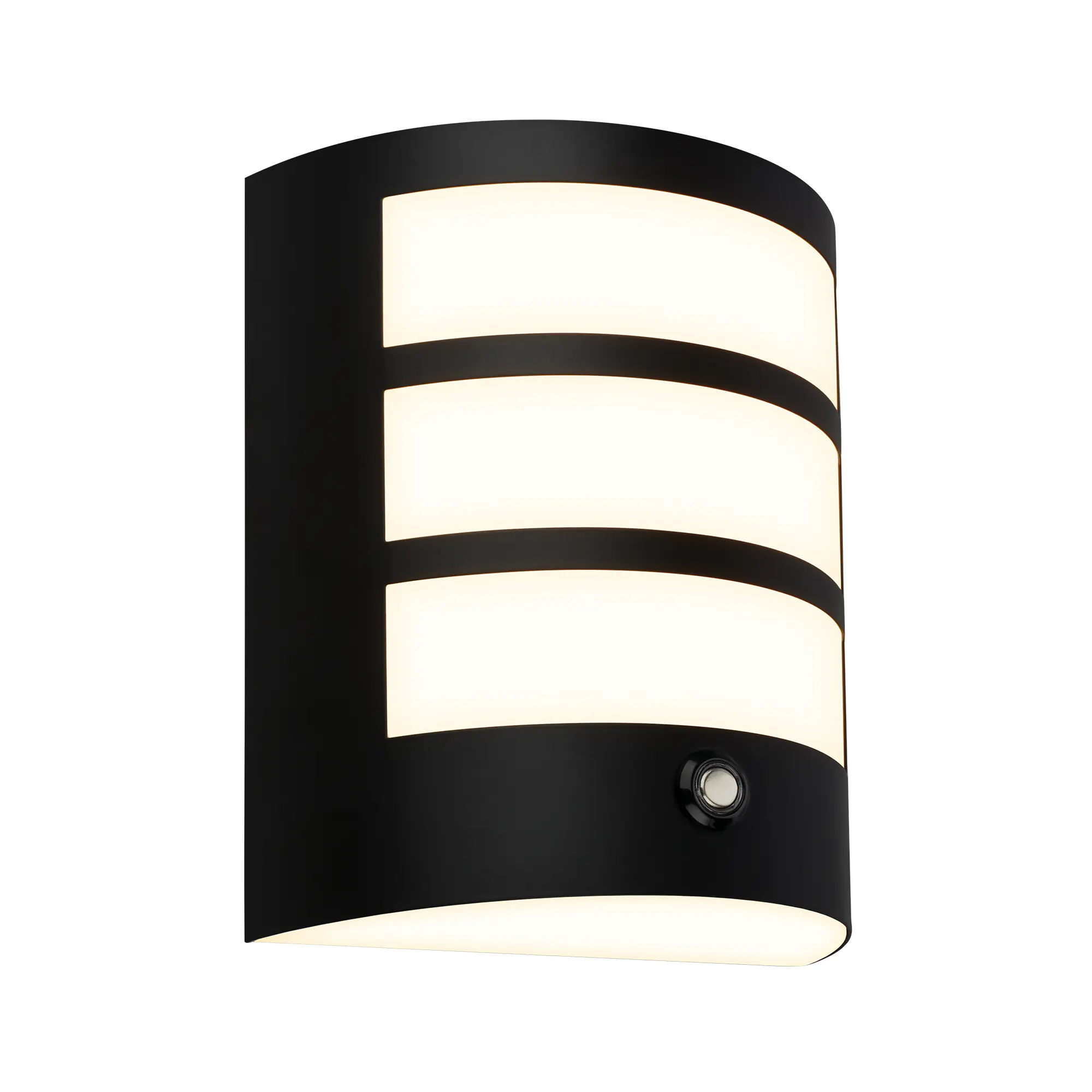 Briloner LED Außenwandleuchte Akku 5,8W schwarz Sensor warmweiß