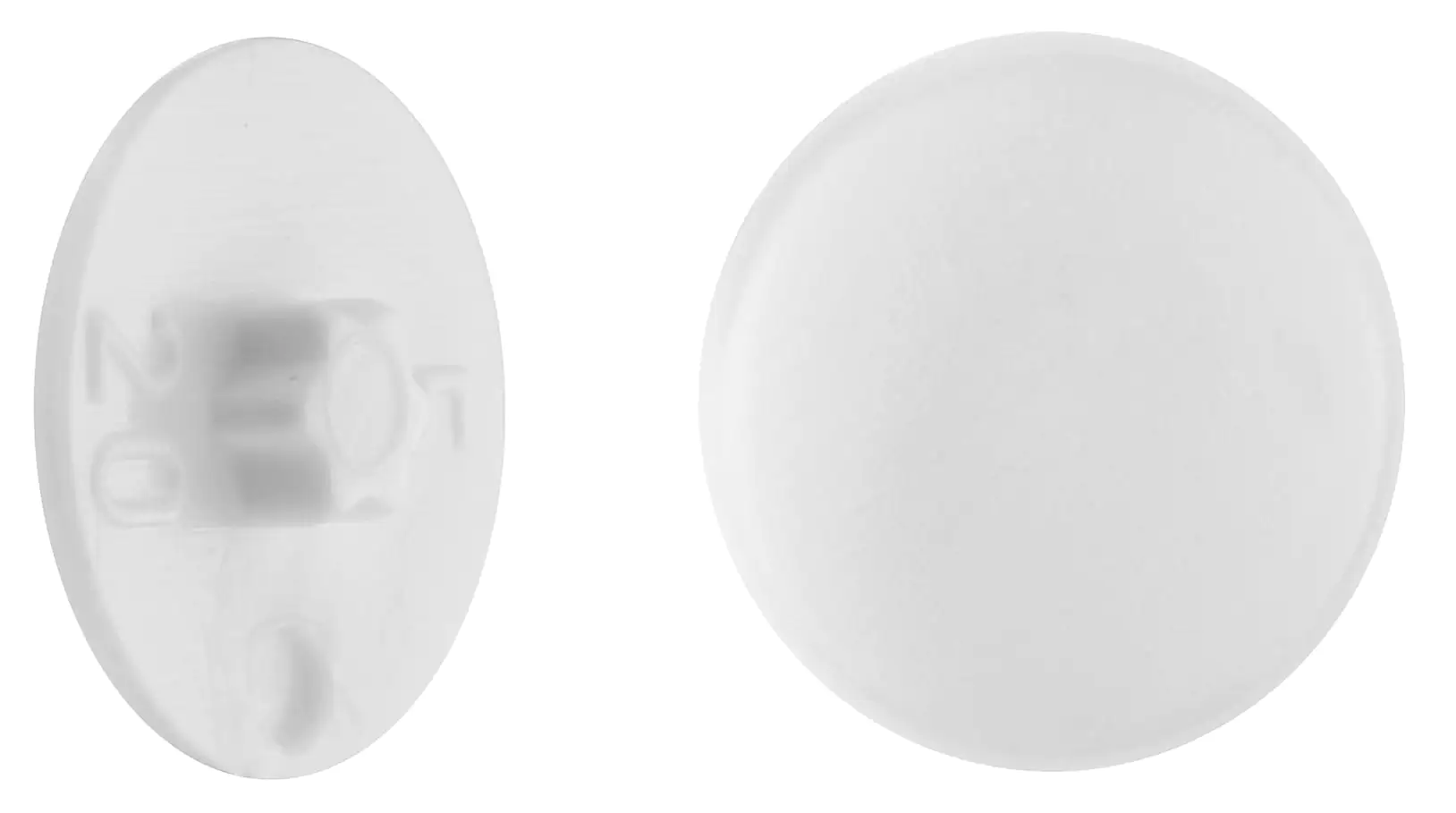 Connex Abdeckkappen Ø 12 mm für TX 10 Schrauben weiß - 50 Stk.