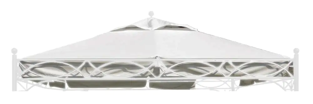 TrendLine Ersatzdach für Pavillon Korsika 350 x 350 cm weiß