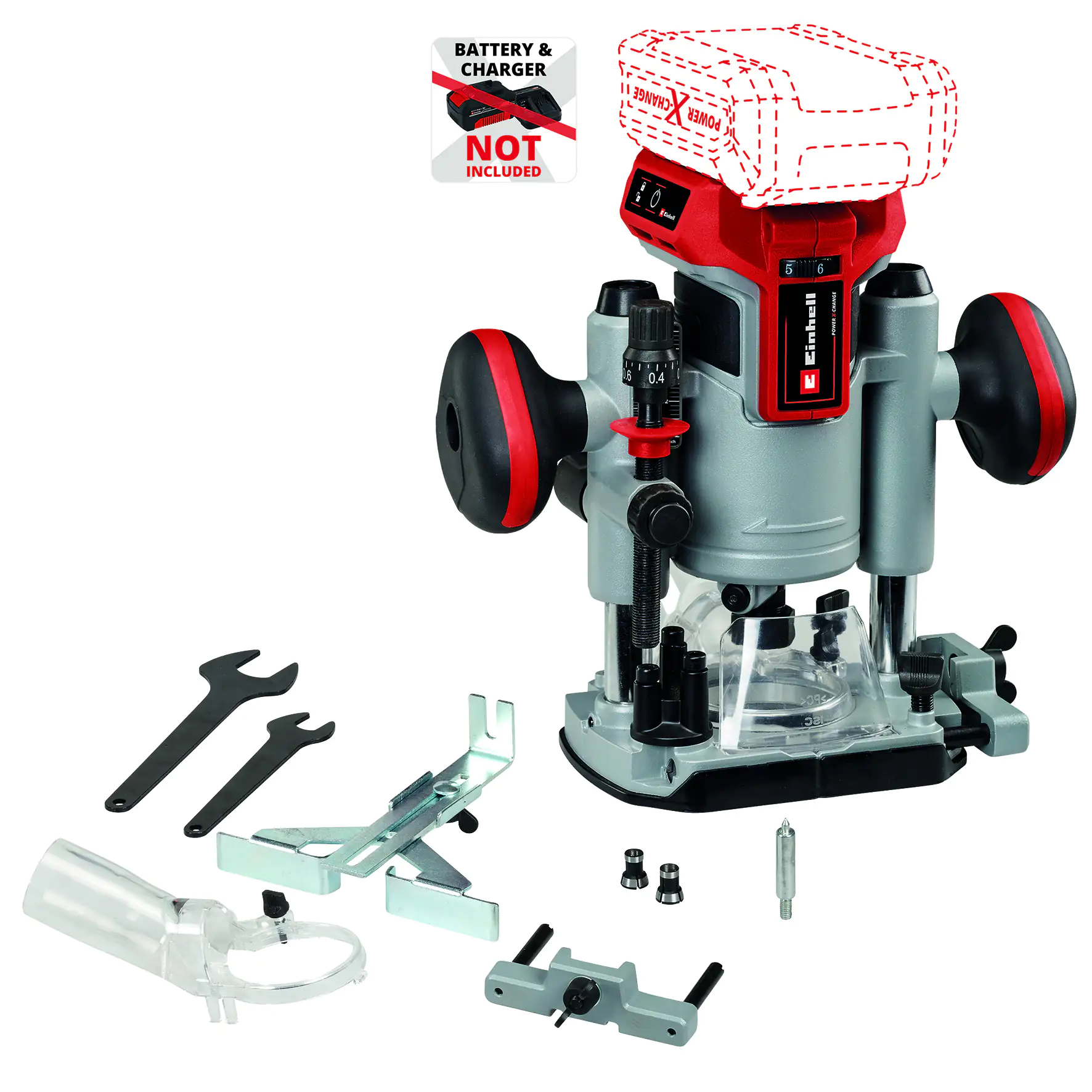 Einhell Akku-Oberfräse TP-RO 18 Li BL Solo 18 V
