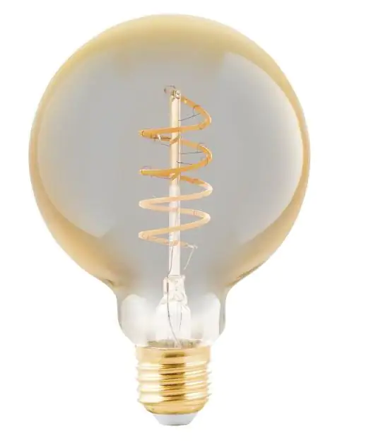 Eglo LED Globe G95 E27 4W amber