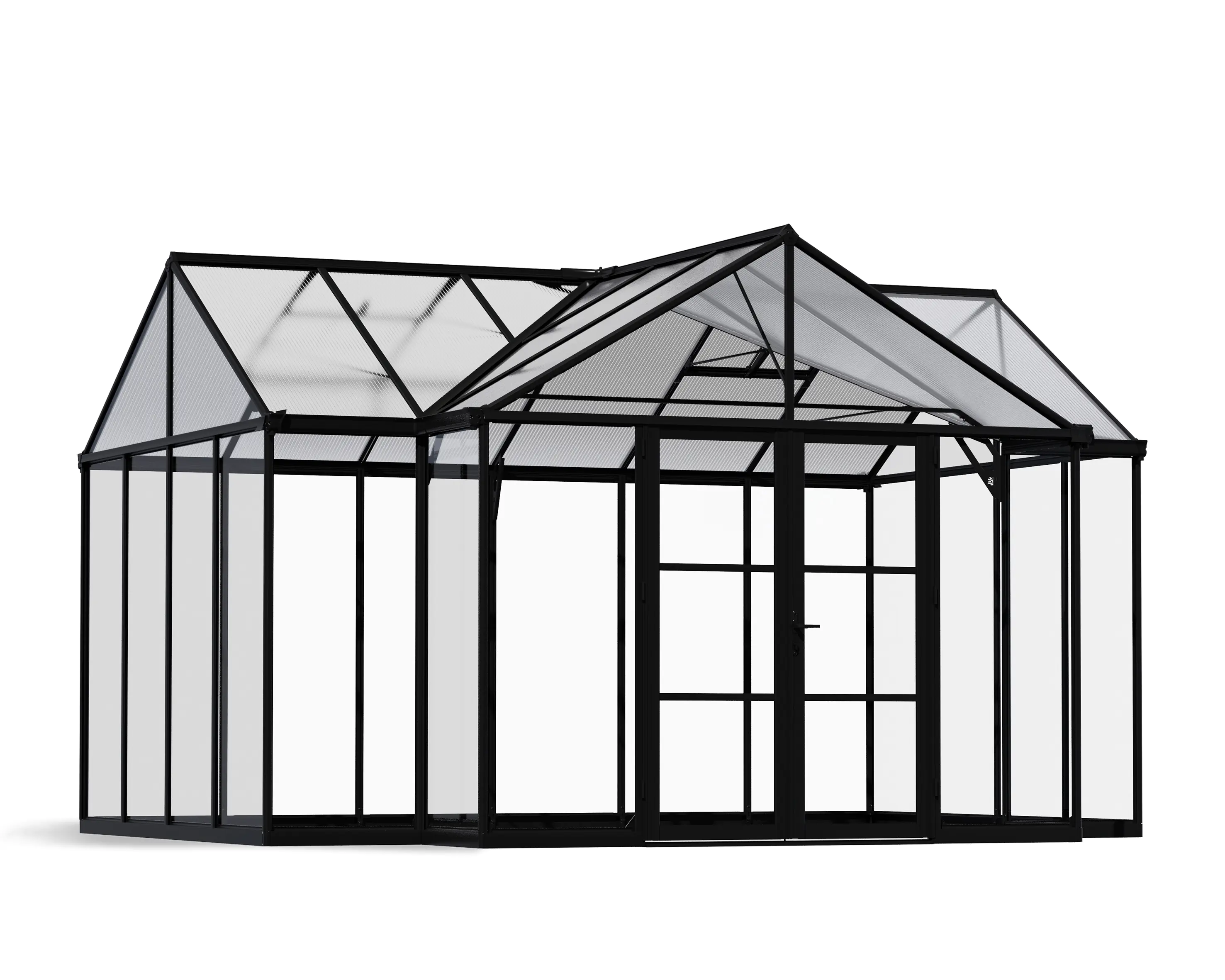 Canopia Gewächshaus Triomphe Alu schwarz 380 x 303 cm