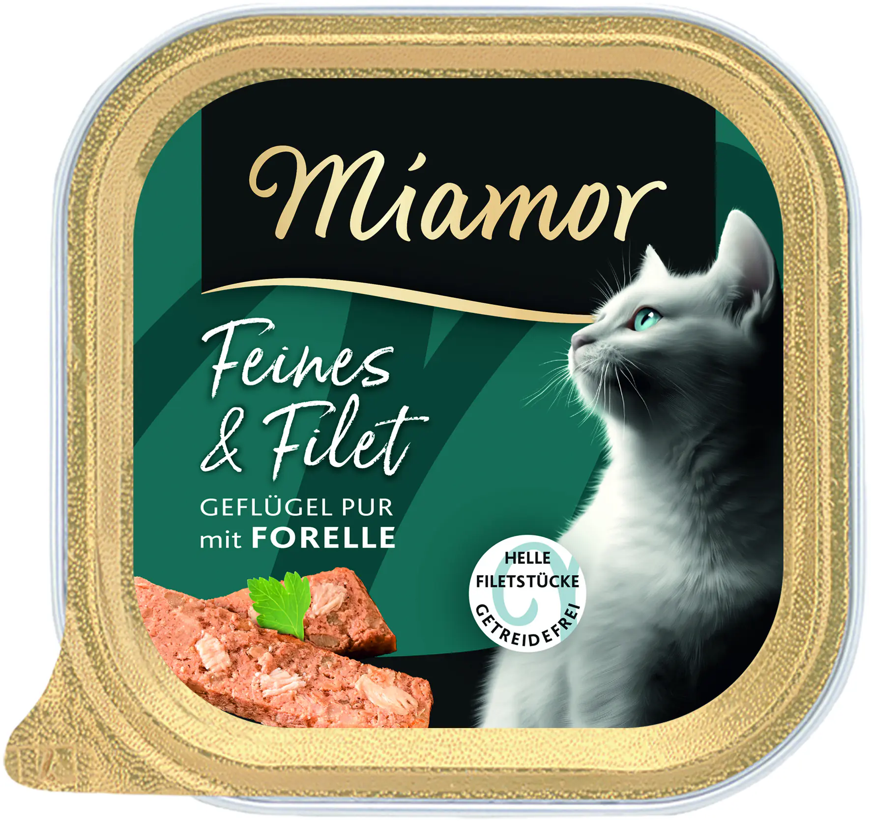 Miamor Katzennassfutter 100 g Pur & Forelle
