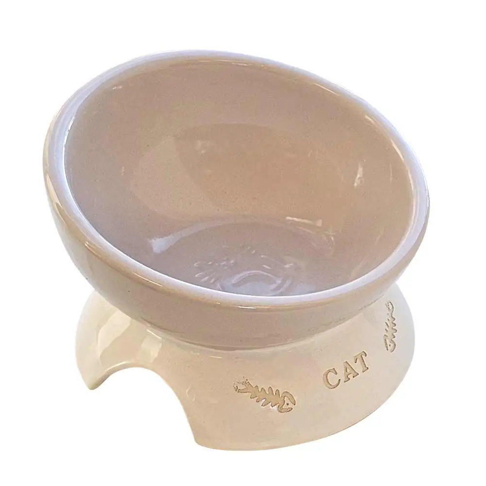 Nobby Keramiknapf Cat mit Erhöhung creme 250 ml