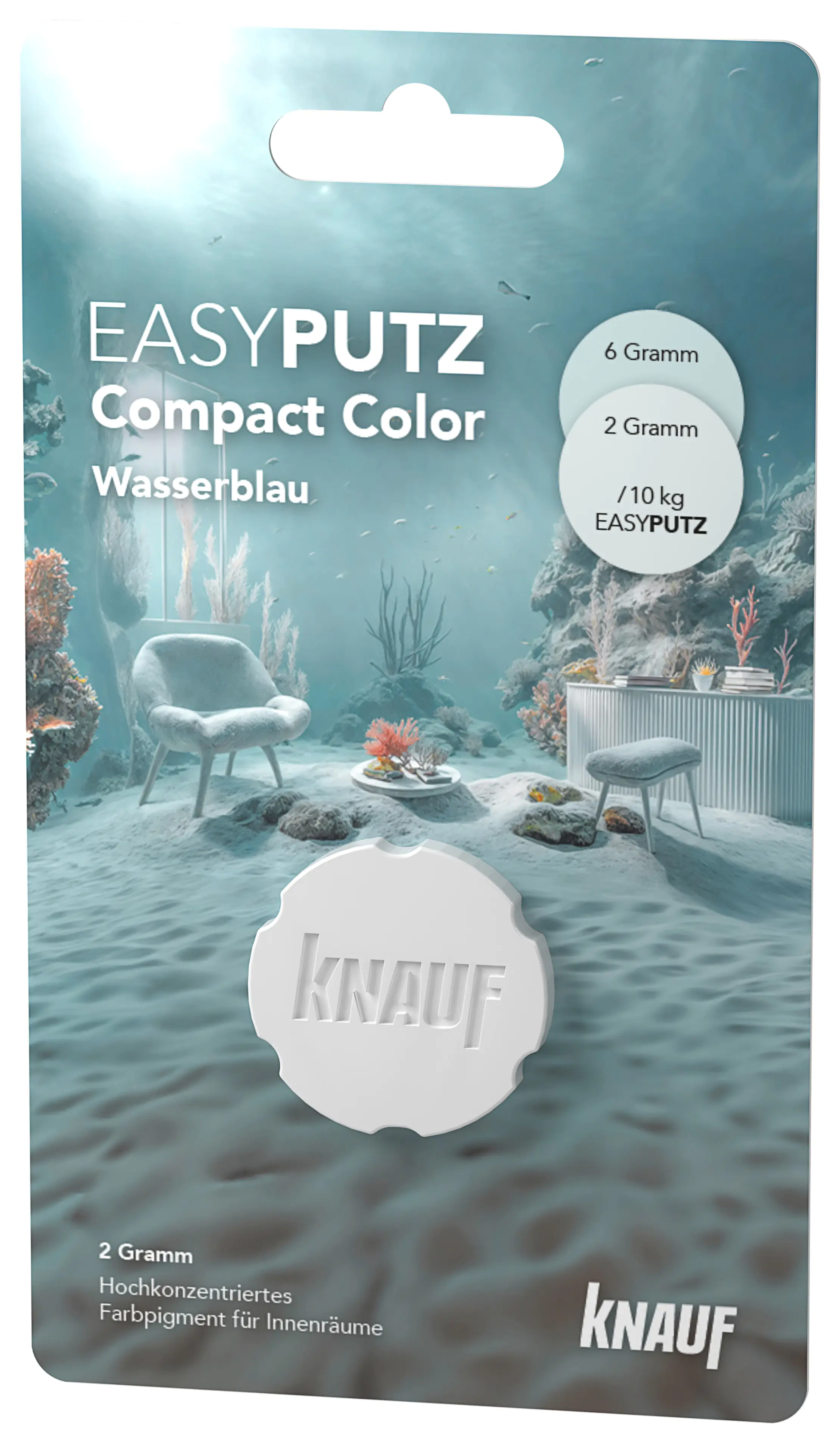 Knauf Farbpigment Compact Color wasserblau 2 g