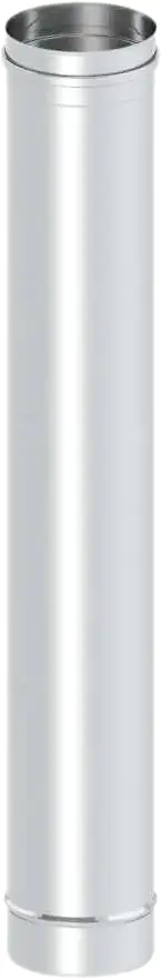 Zitec Edelstahl-Rohrelement Zitec-San einwandig Ø 130 mm, 1000 mm