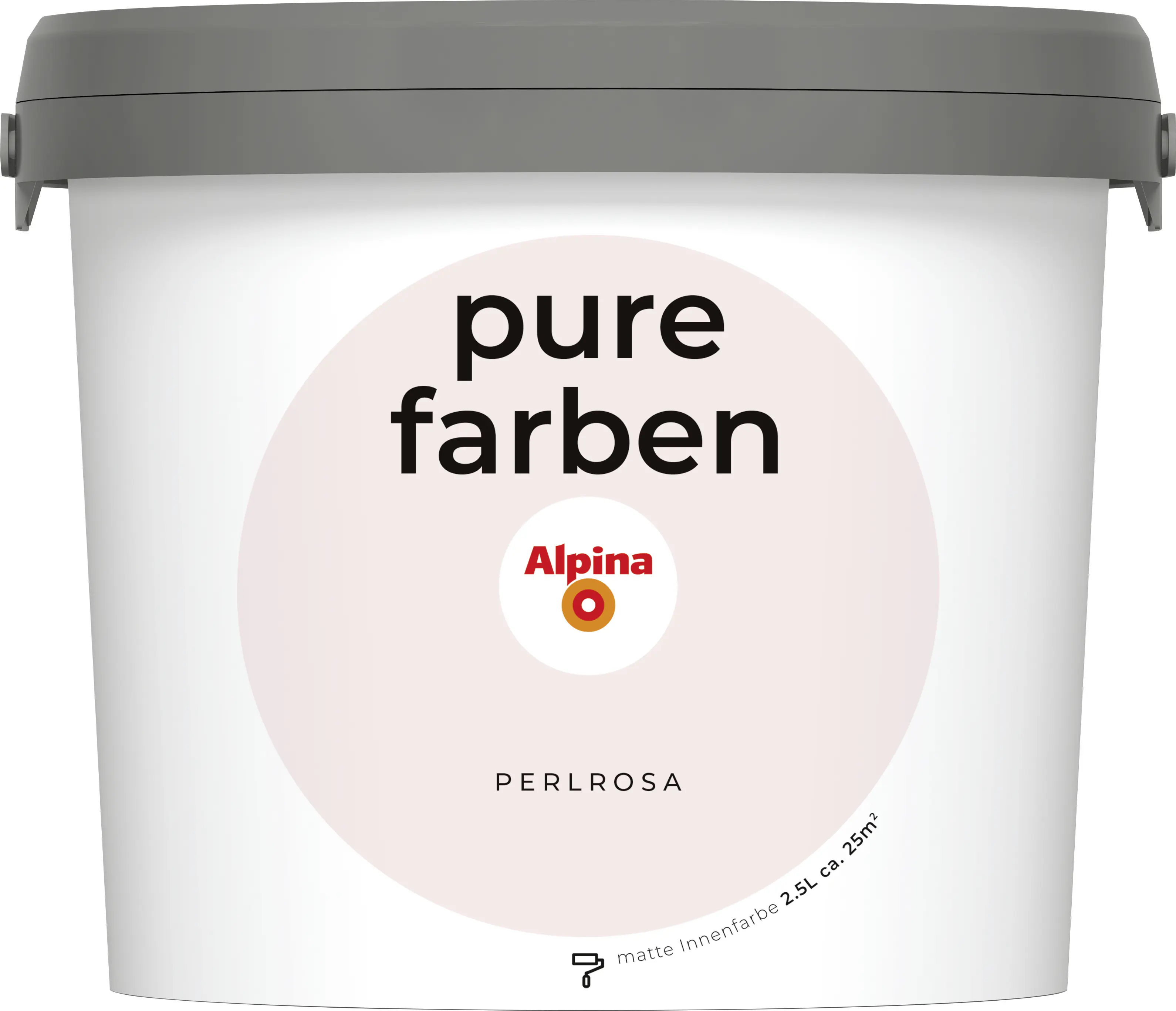 Alpina Pure Farben Wandfarbe perlrosa 2,5 L