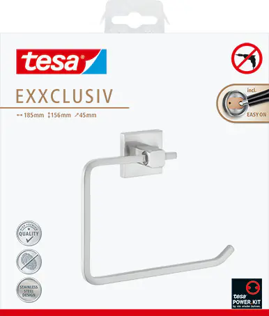 tesa Handtuchhalter Exxclusiv Edelstahloptik
