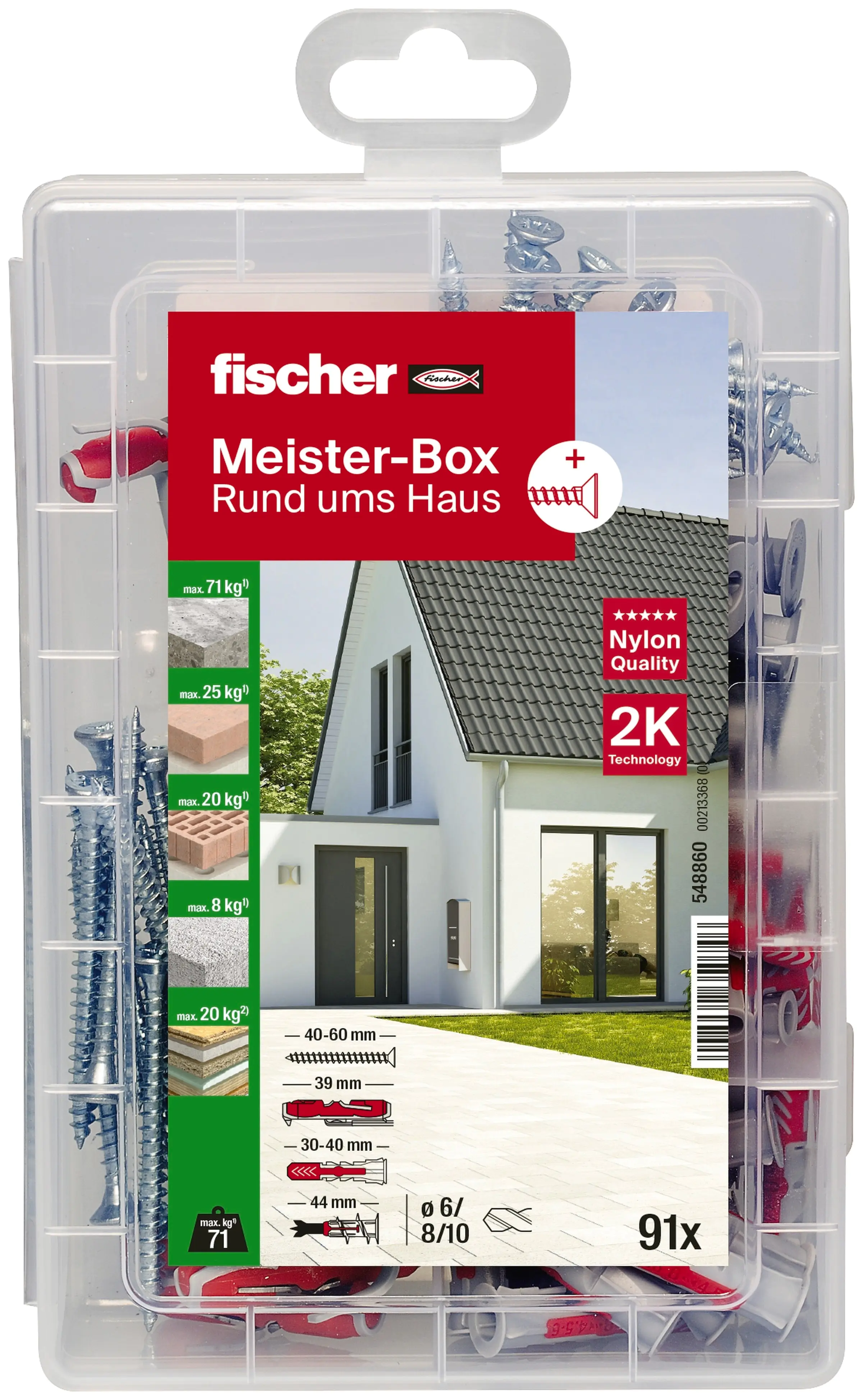 Fischer Meister-Box DuoLine - 91 Stück