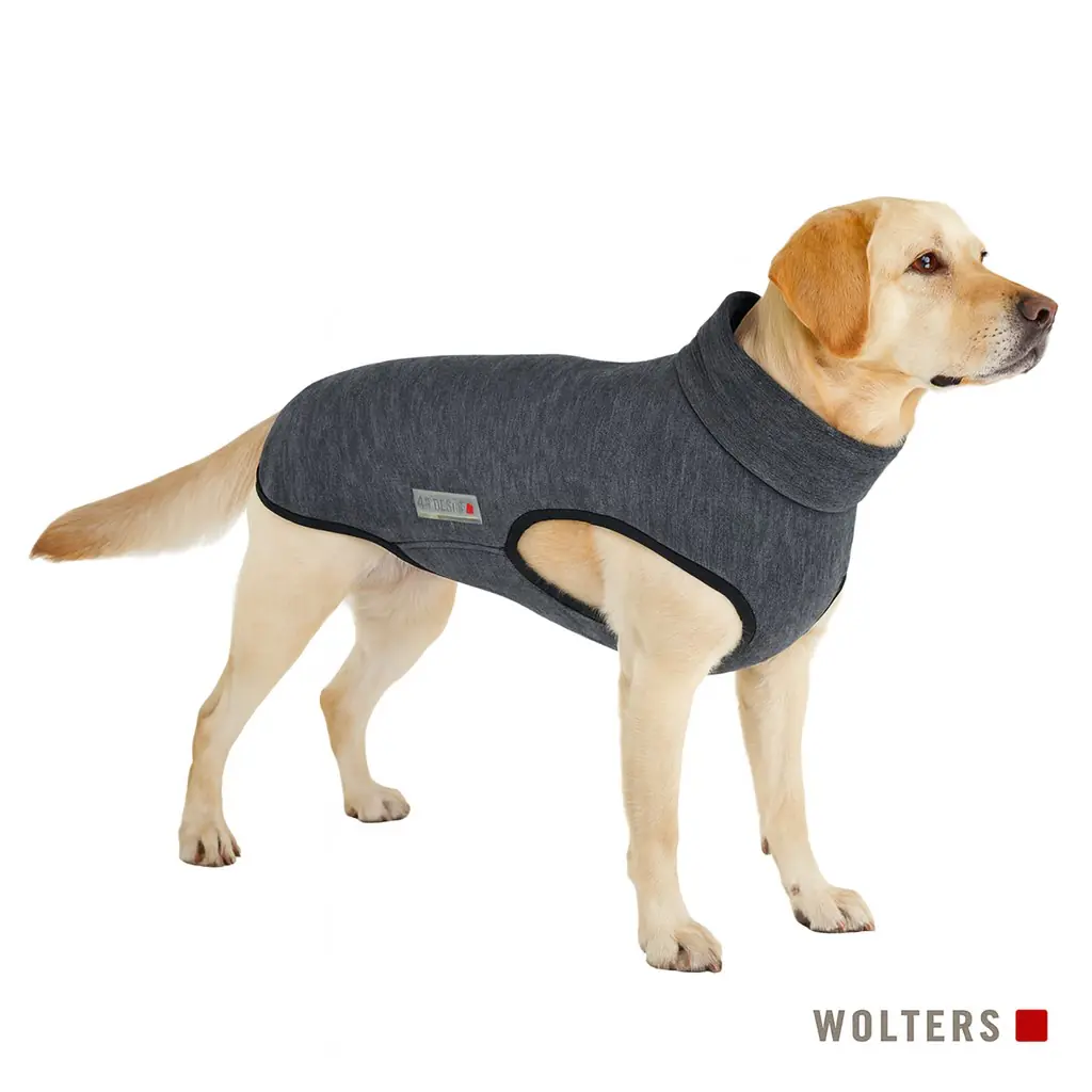 Wolters Hundebekleidung Fleecejacke Casual grau meliert