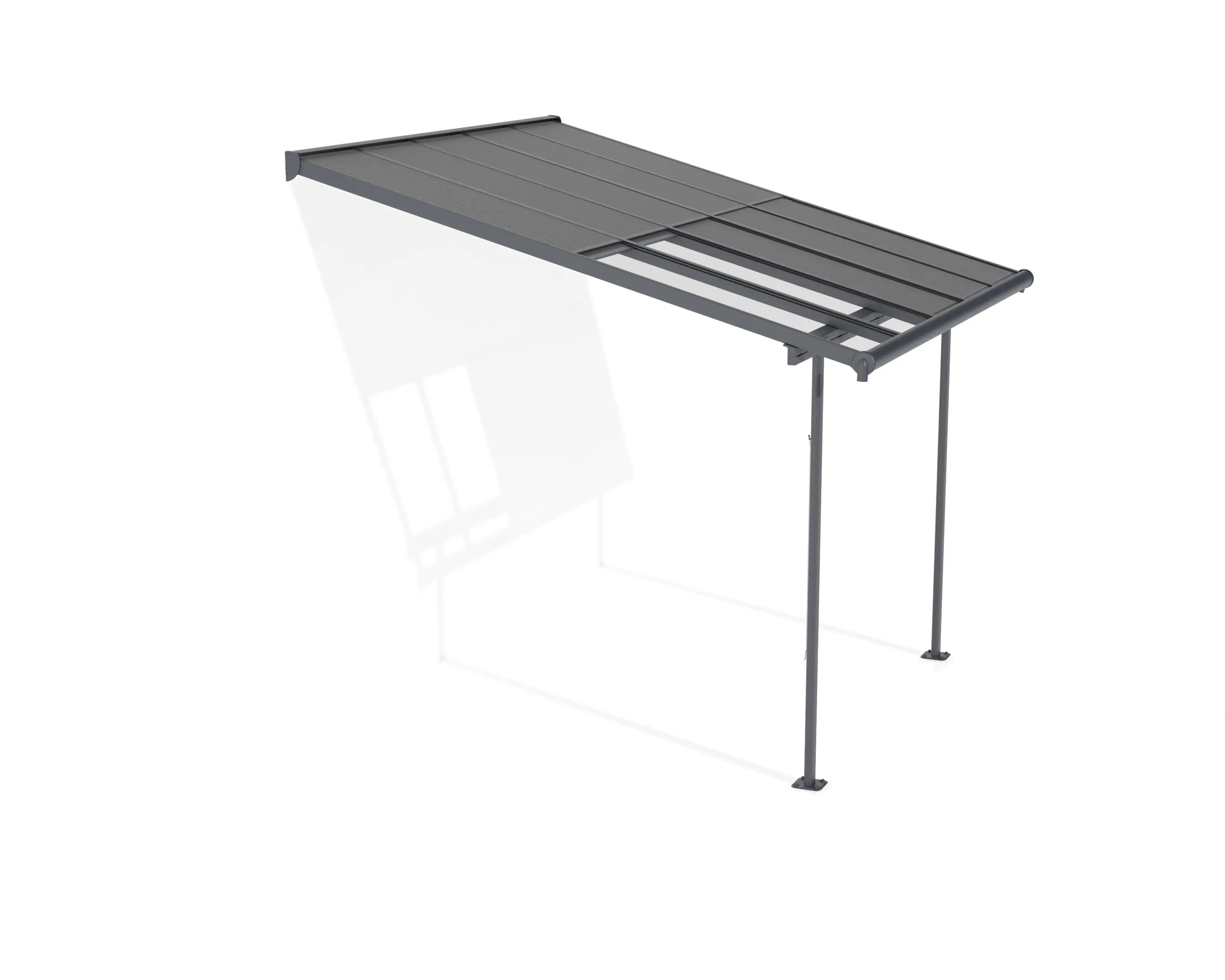 Canopia Terrassenüberdachung Sierra Cabrio 314 x 295 cm grau 