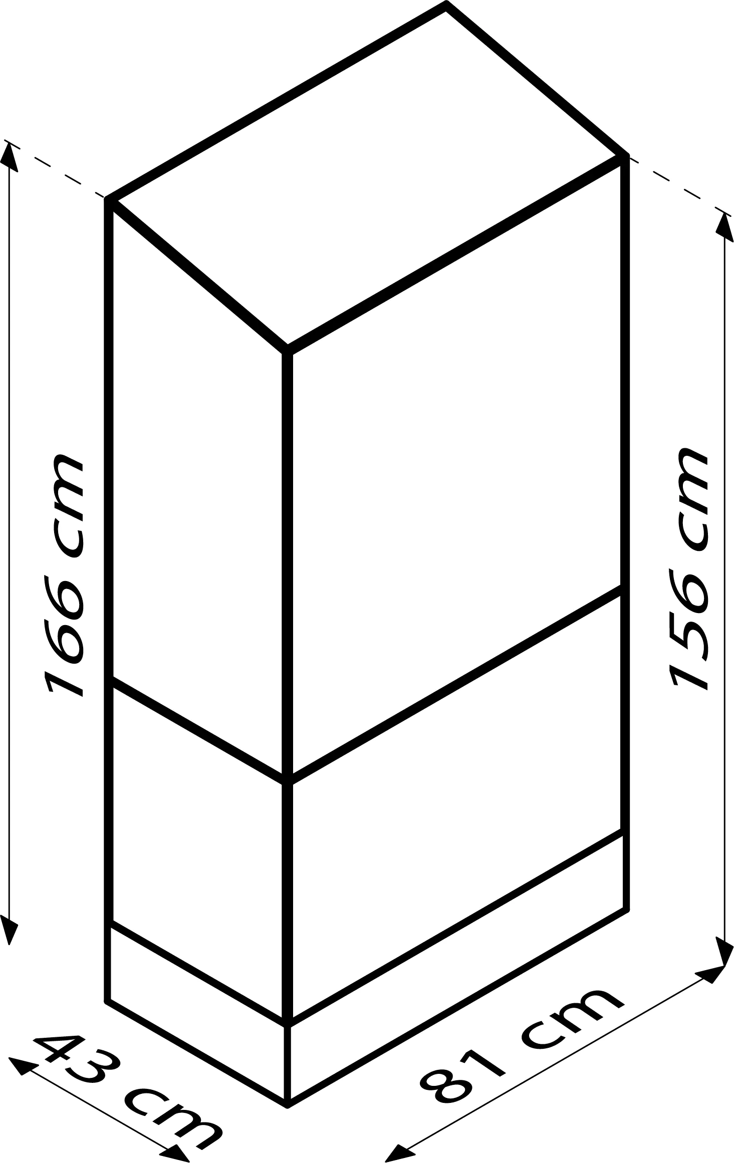 Vitavia Gewächshaus Stad schwarz 1,68 m Stahlfundament