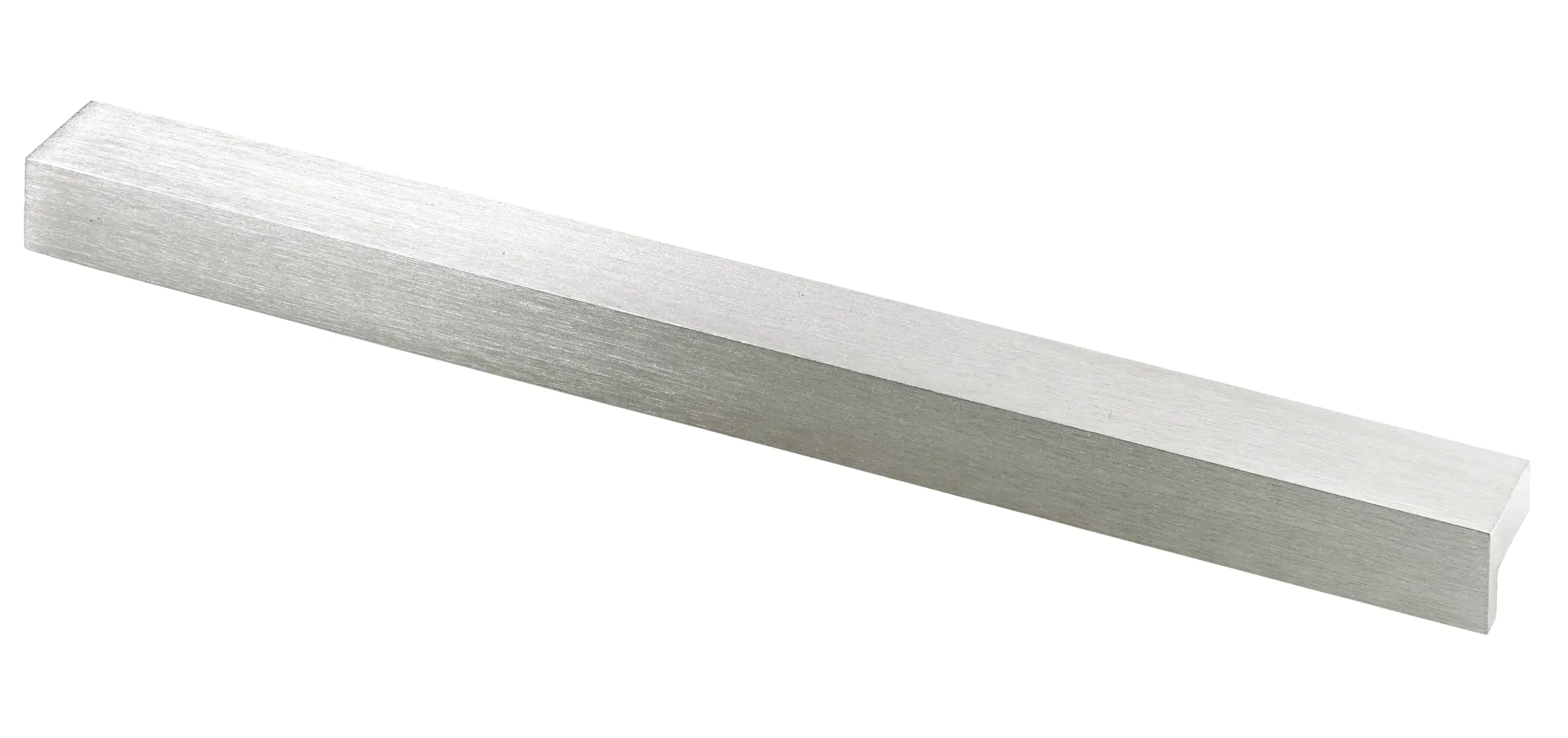 Hettich Möbelgriff Aluminium Edelstahl Optik 13 x 175 x 15 mm - 1 Stück